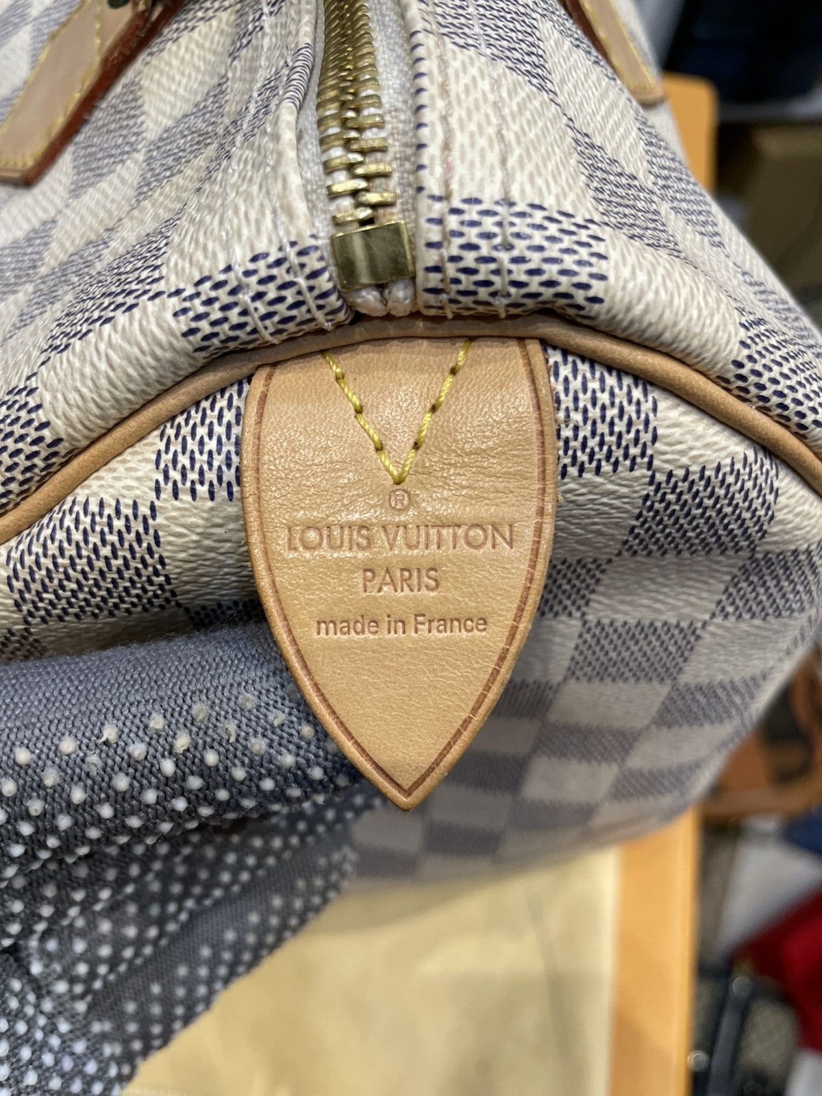 Louis Vuitton AUTHENTIC LOUIS VUITTON DAMIER AZURE SPEEDY 30 Size ONE SIZE - 7 Thumbnail