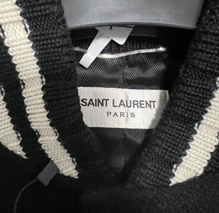 Saint Laurent Paris × Yves Saint Laurent Saint Laurent YSL wool Teddy baseball jacket2410-Nextarrow Size US M / EU 48-50 / 2 - 6 Thumbnail