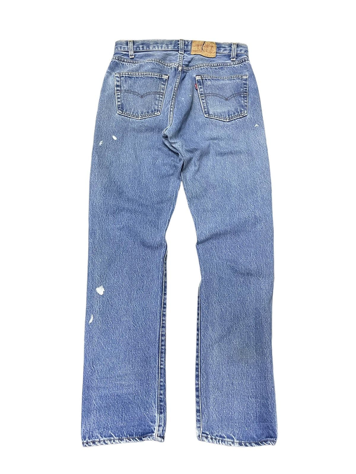 Levi's × Vintage Vintage 80s Levis 501 Button Fly Distressed Jeans Size US 32 / EU 48 - 2 Thumbnail