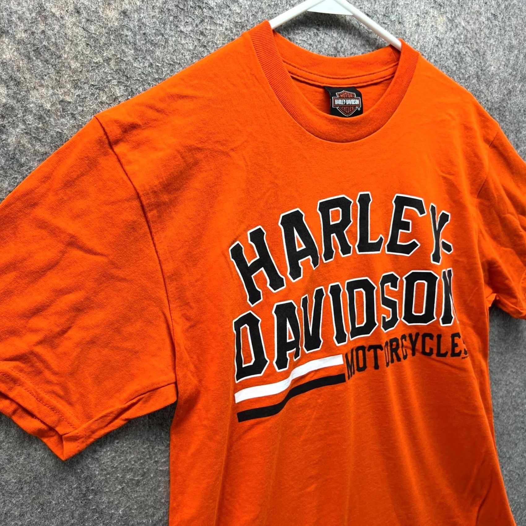 Harley Davidson Harley-Davidson Shirt Men M Orange Tee Biker 2018 Casual T-Shirt Size US M / EU 48-50 / 2 - 6 Thumbnail
