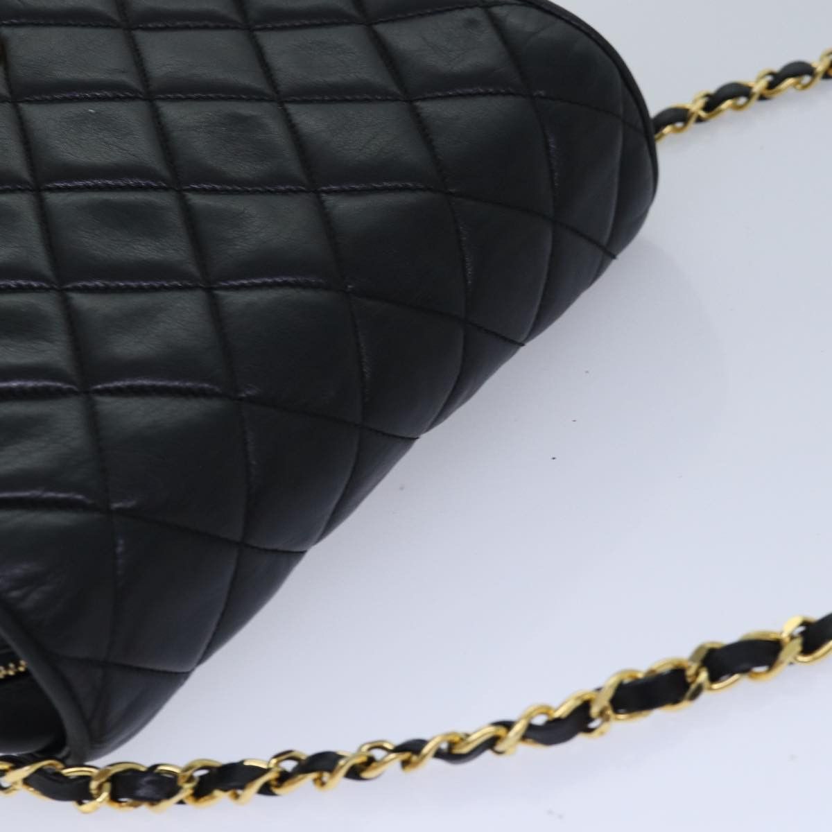 Chanel CHANEL Matelasse Chain Shoulder Bag Lamb Skin Black CC Size ONE SIZE - 6 Thumbnail