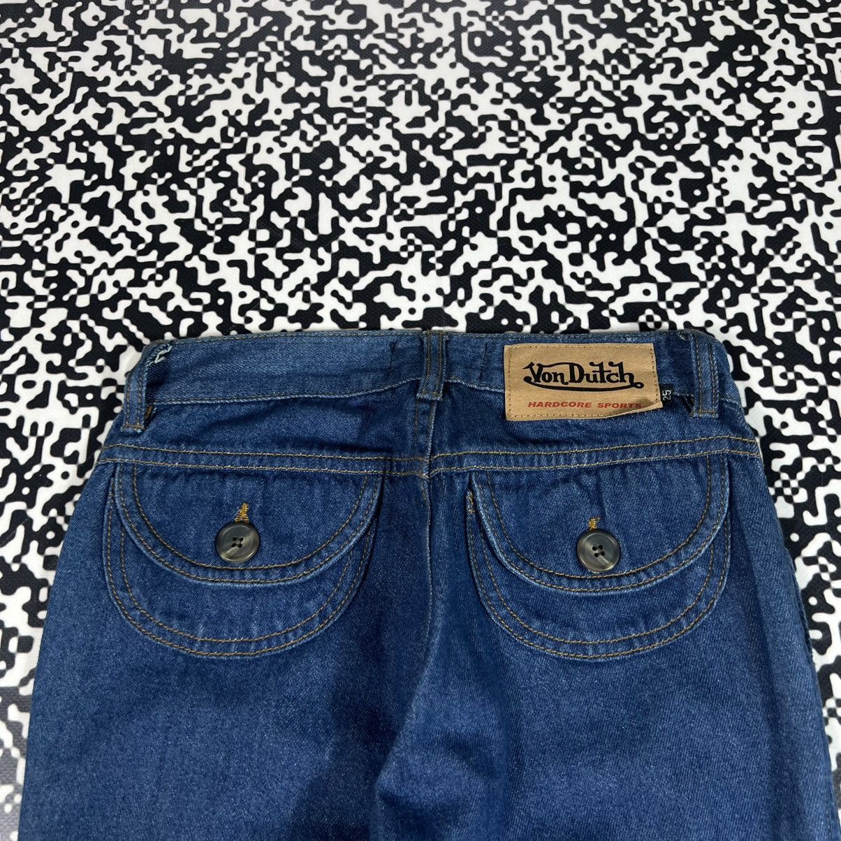 Von Dutch Vintage Y2K Von Dutch Retro Sexy Flared Jeans 90s Style Size 25" / US 0 / IT 36 - 4 Thumbnail