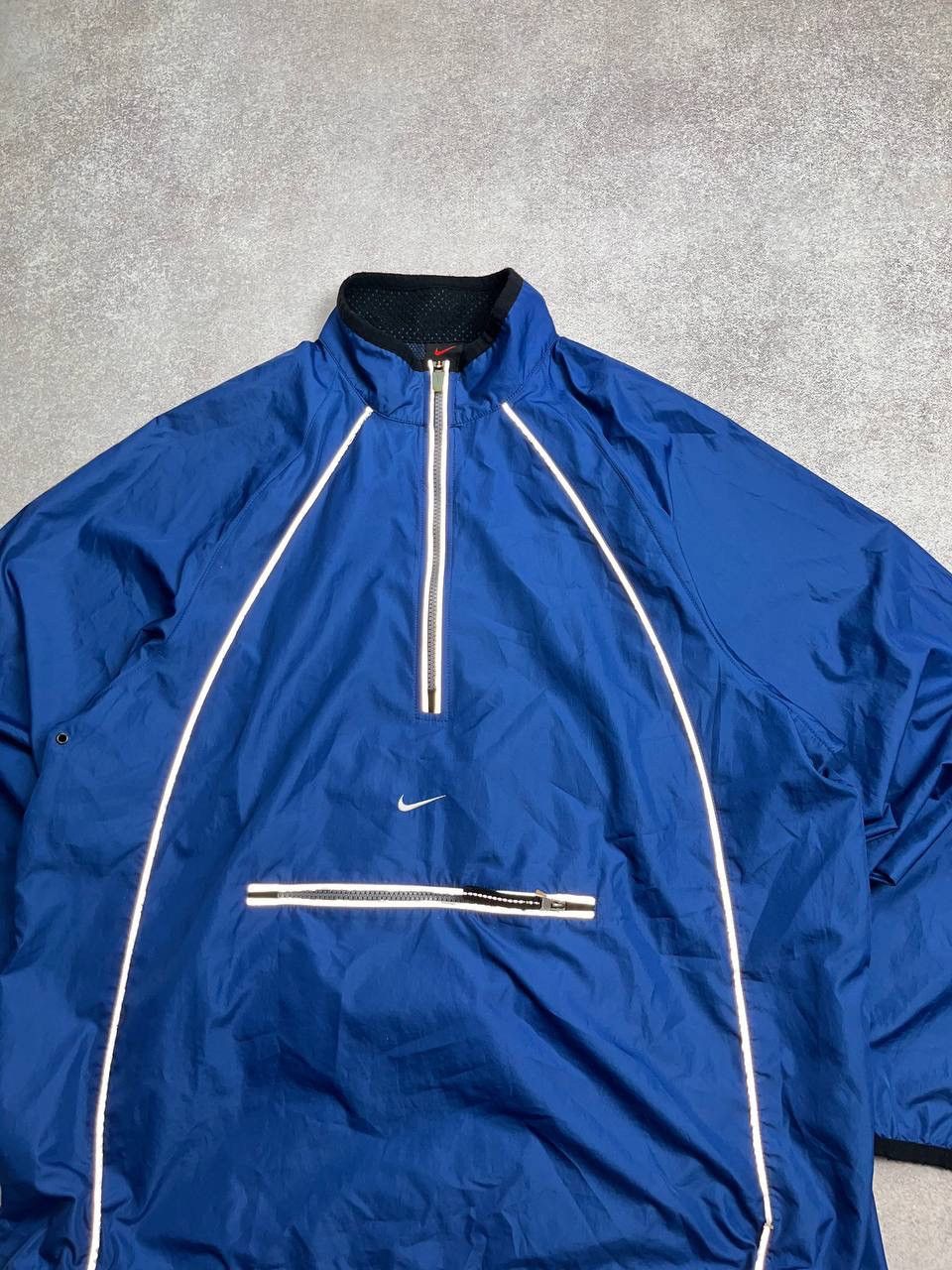 Nike × Vintage VINTAGE NIKE SWOOSH QUARTER ZIP TRANSFORMER JACKET Y2K L Size US L / EU 52-54 / 3 - 4 Thumbnail