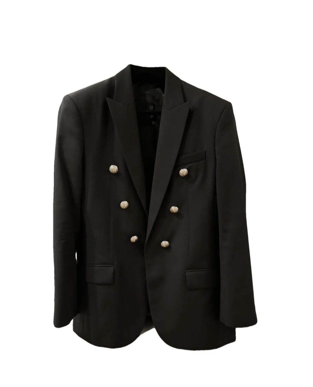 Balmain Balmain Paris Double Breasted Blazer – Lion Metal Buttons Size US M / EU 48-50 / 2 - 1 Thumbnail
