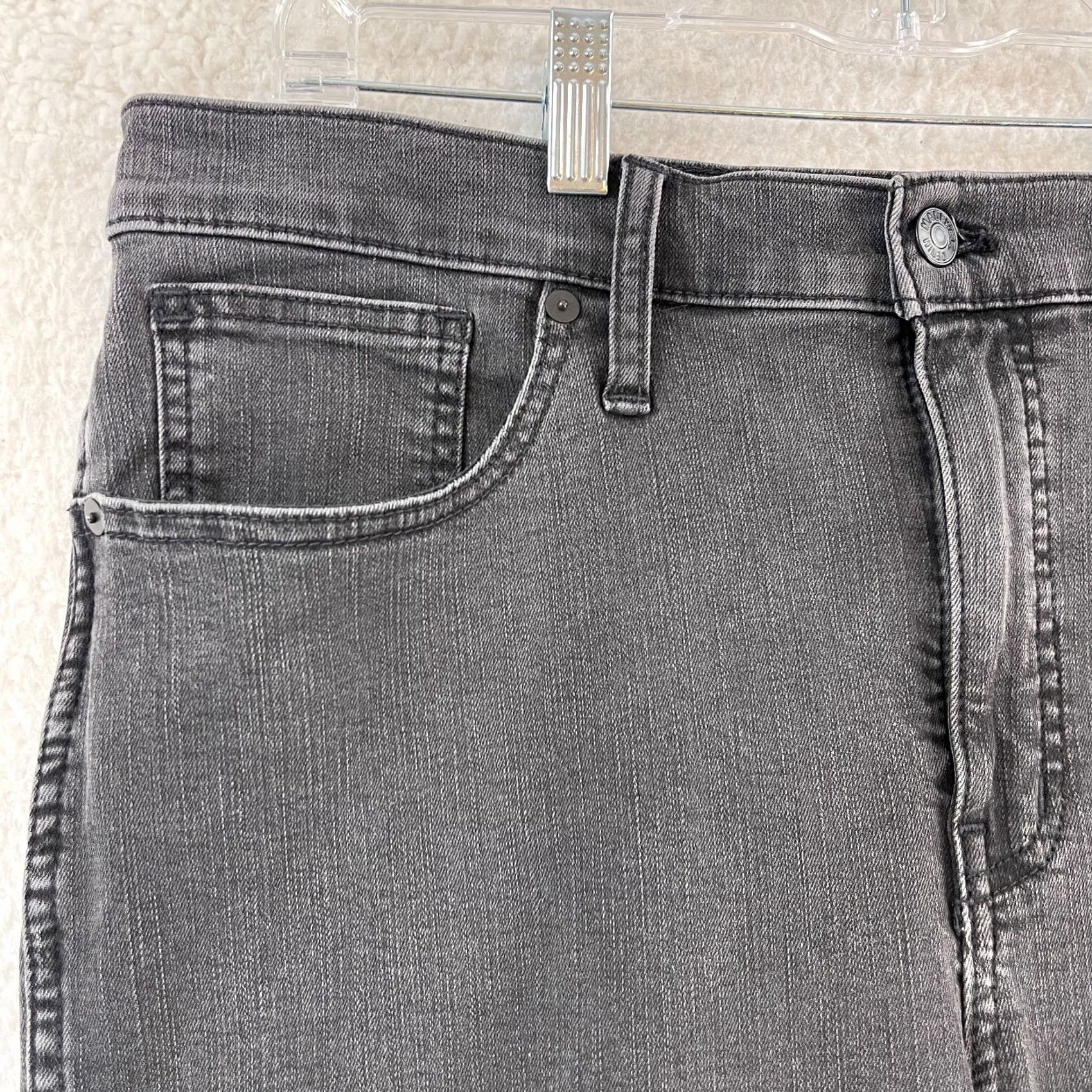 Madewell Madewell Petites Black Denim Stovepipe Jeans Womens 32P 5-Pocket Regular Straight Bohemian 90s Casual Pants Size 24" / US 00 / IT 34 - 4 Thumbnail
