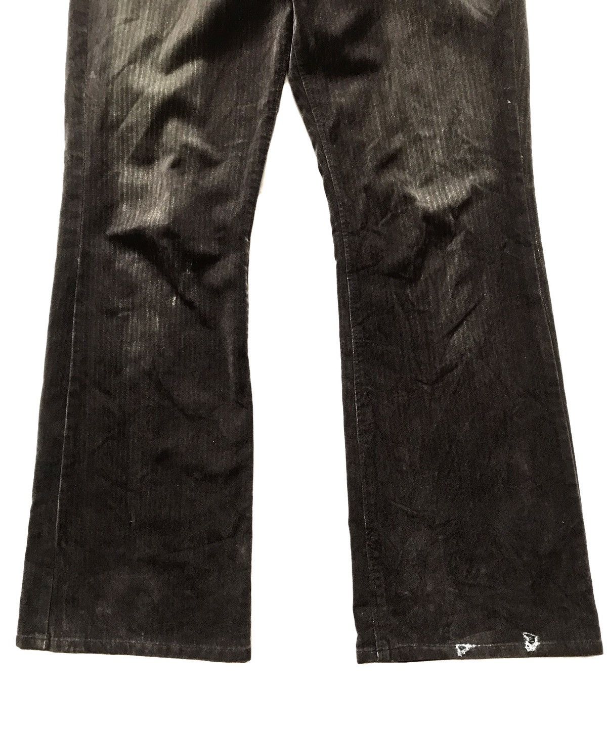 14th Addiction × Designer × Japanese Brand CUSTOM CULTURE VELVET STRIPE FLARE PANTS Size US 30 / EU 46 - 3 Thumbnail