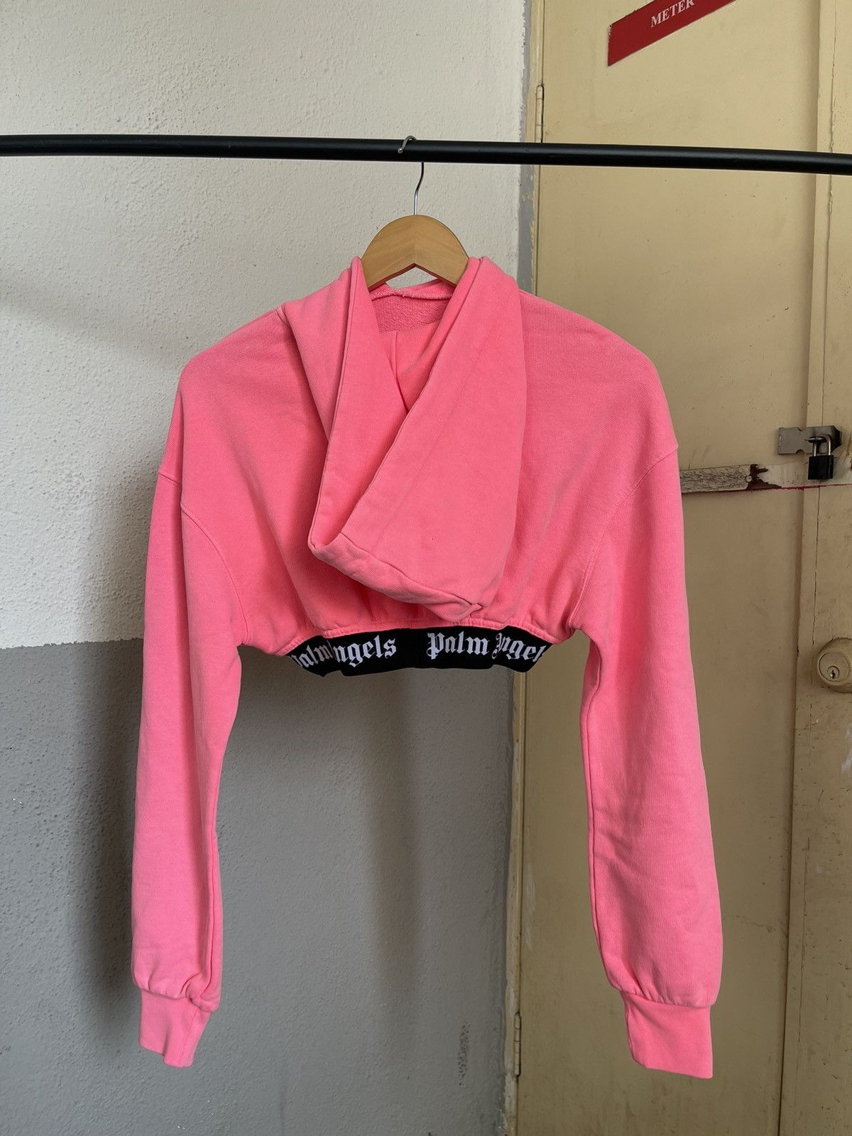 Palm Angels Palm Angels Cropped Hoodie Size XS / US 0-2 / IT 36-38 - 2 Thumbnail