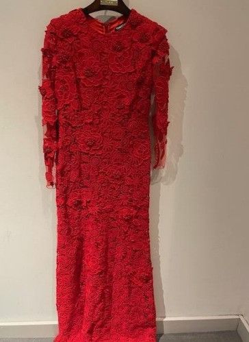 Tom Ford o1w1db10225 AB3112 Maxi Dress in Red Size XS / US 0-2 / IT 36-38 - 1 Preview