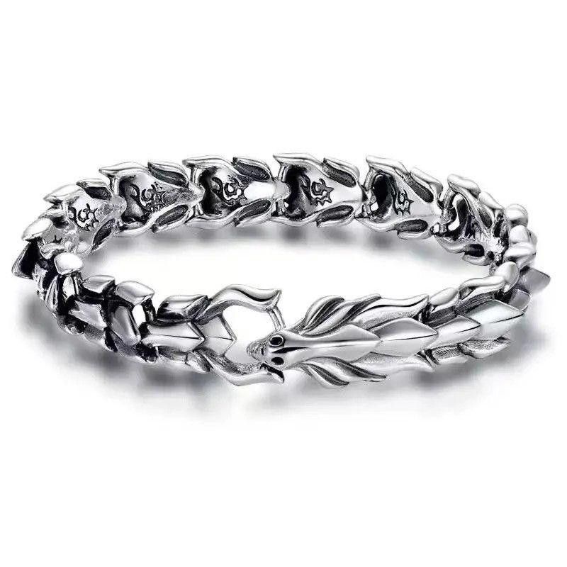 Jewelry Snake Ouroboros Dragon Bone Bracelet Size ONE SIZE - 3 Thumbnail