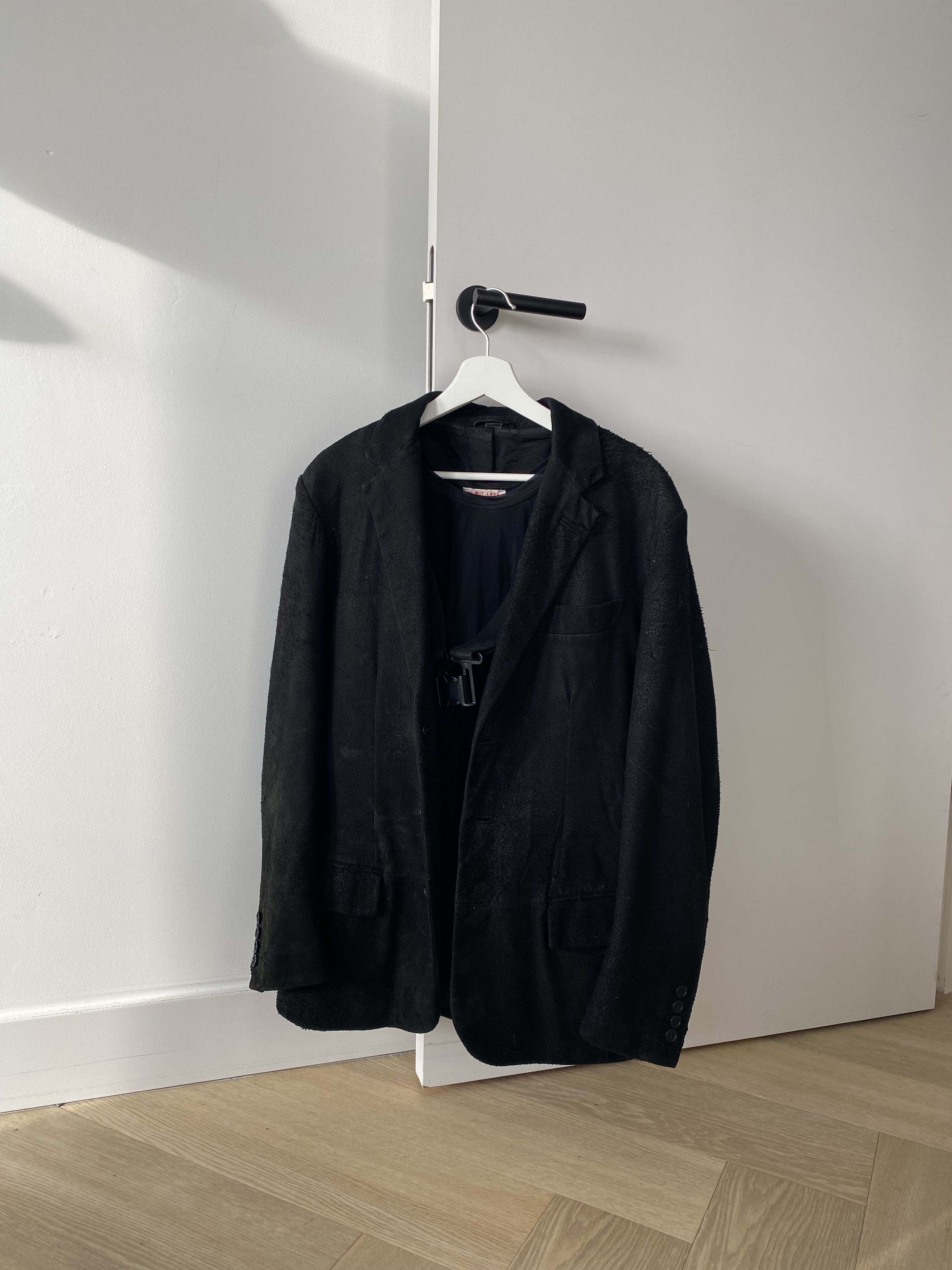Helmut Lang FW01 Blistered Leather Blazer Size US M / EU 48-50 / 2 - 1 Thumbnail