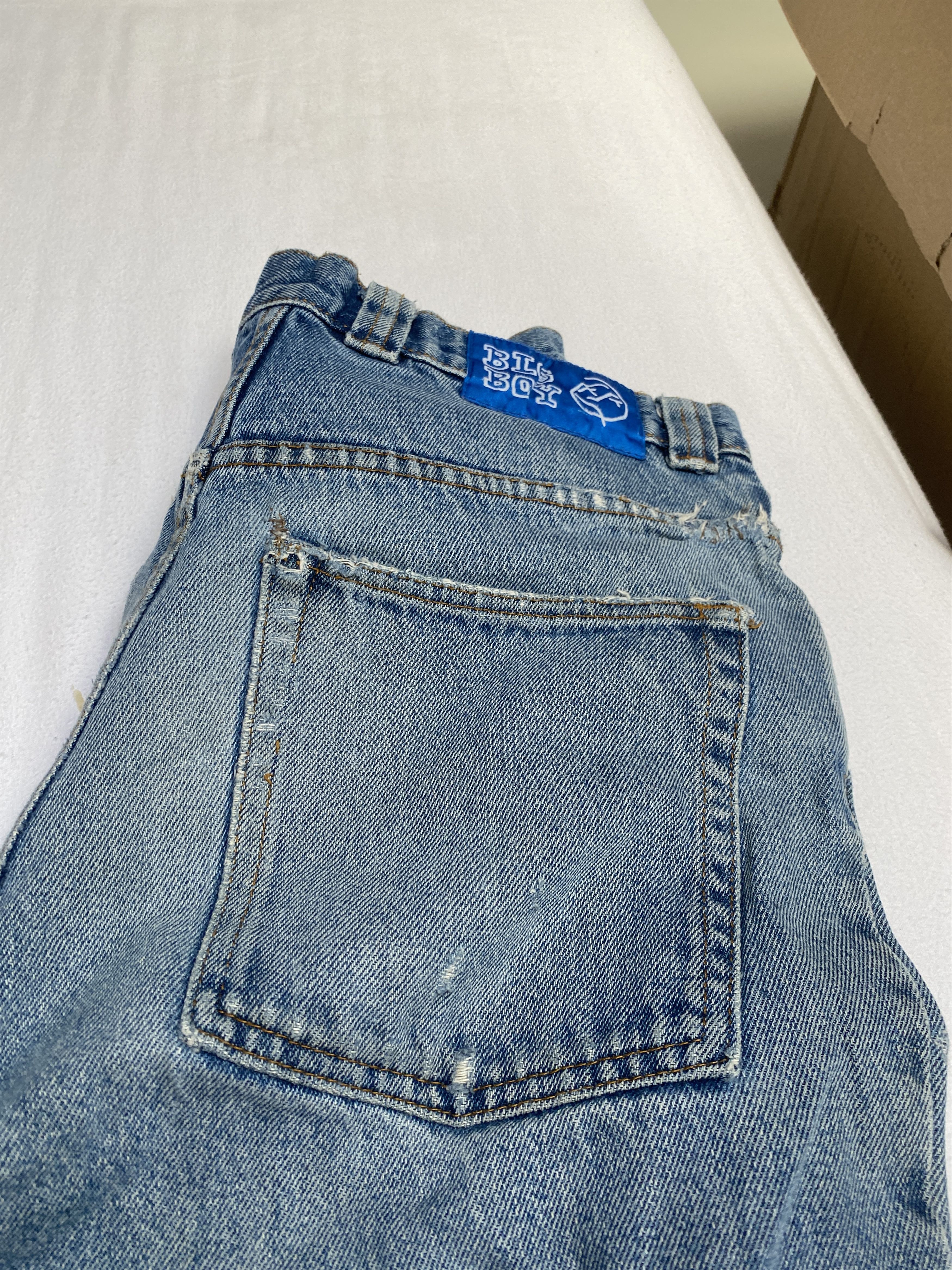Polar Skate Co. Polar Skate Big Boy distressed denim jeans pants Size US 32 / EU 48 - 12 Thumbnail