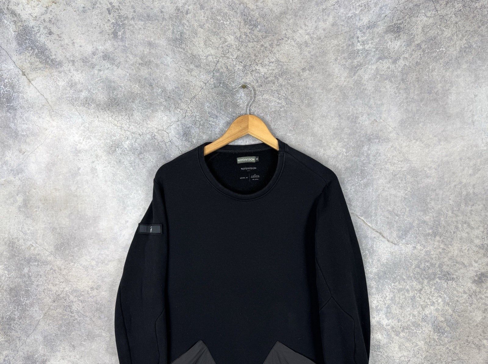 Riot Division Riot Division 2 Pockets Black Techwear Vintage Sweatshirt Size US XL / EU 56 / 4 - 2 Thumbnail