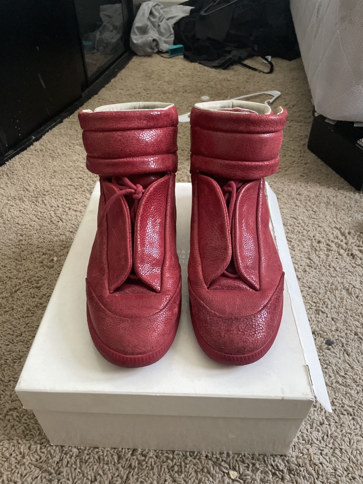 Maison Margiela Margiela Future Red Styrofoam Size US 12.5 / EU 45-46 - 3 Thumbnail