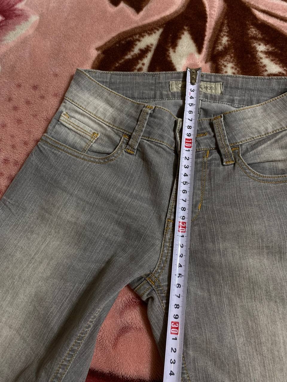 Calvin Klein Stretch Vintage Jeans Slim Y2k Denim Skinny jeans pants Size US 28 / EU 44 - 11 Thumbnail