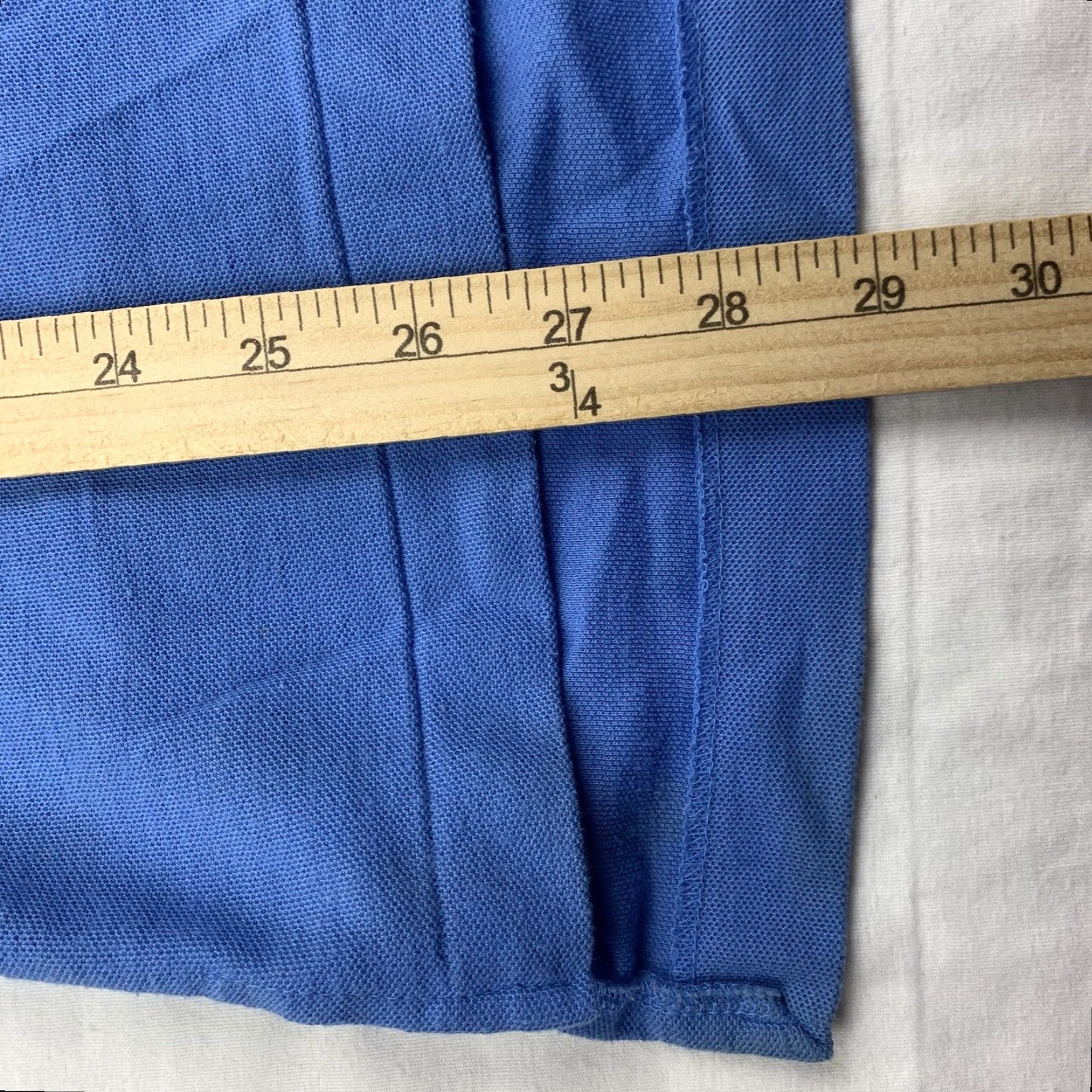 Levi's VINTAGE Levis Polo Shirt Adult Large Blue Collared Dress Shirt 1980s USA Jeans Size 42R - 7 Thumbnail