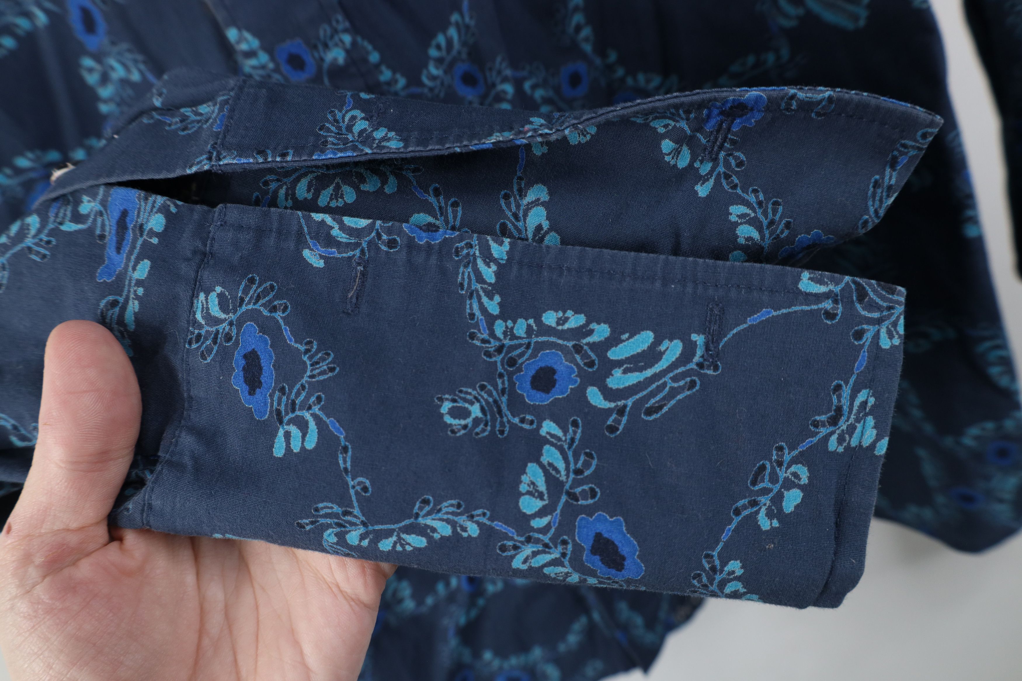 Theory Theory Andrew Flower All Over Print French Cuff Shirt Size US S / EU 44-46 / 1 - 7 Thumbnail