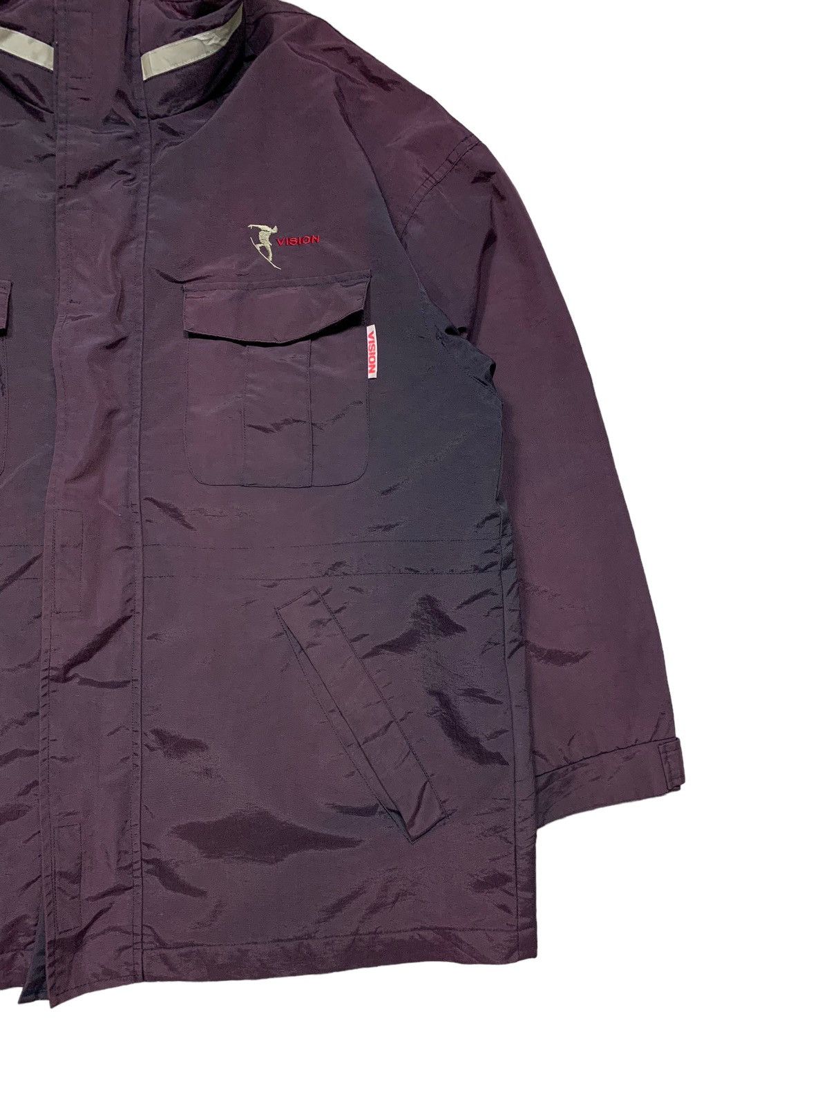 Vision Streetwear Vintage Vision Streetwear Skateboard Jacket Sun Faded Hooded Size US L / EU 52-54 / 3 - 3 Thumbnail