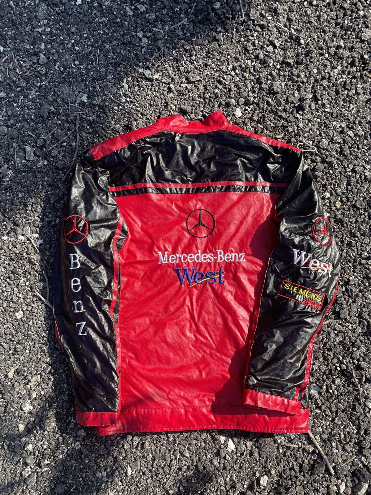 NASCAR Leather jacket mercedes Size US M / EU 48-50 / 2 - 4 Thumbnail