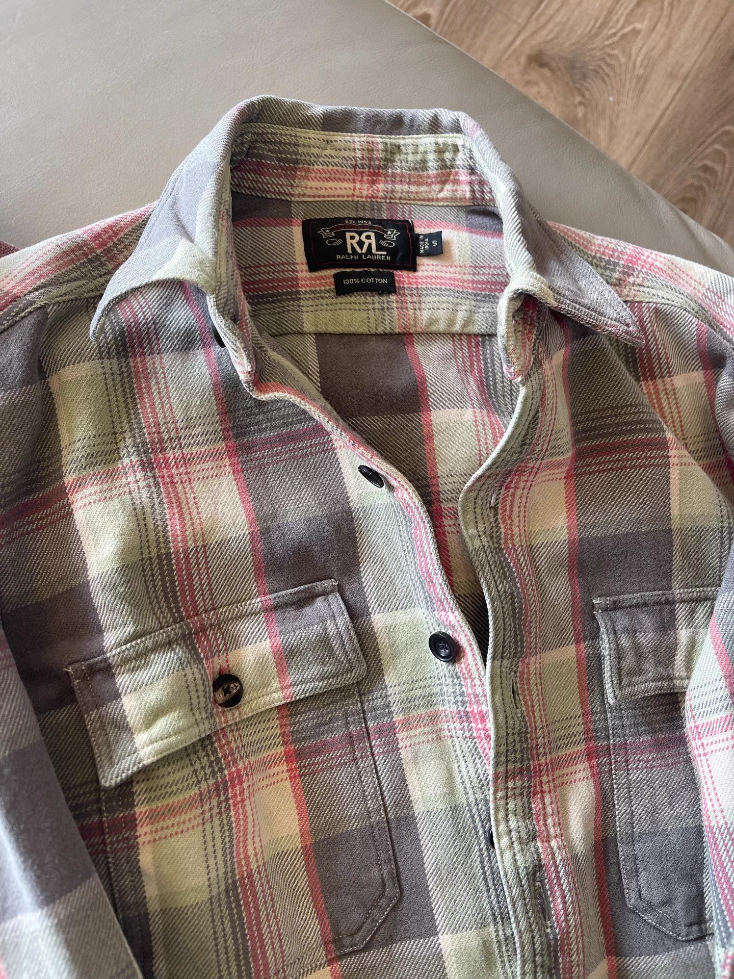 RRL Ralph Lauren RRL Double RL Western Stripe Shirt Vintage S (Layering, Excellent) Size US S / EU 44-46 / 1 - 4 Thumbnail