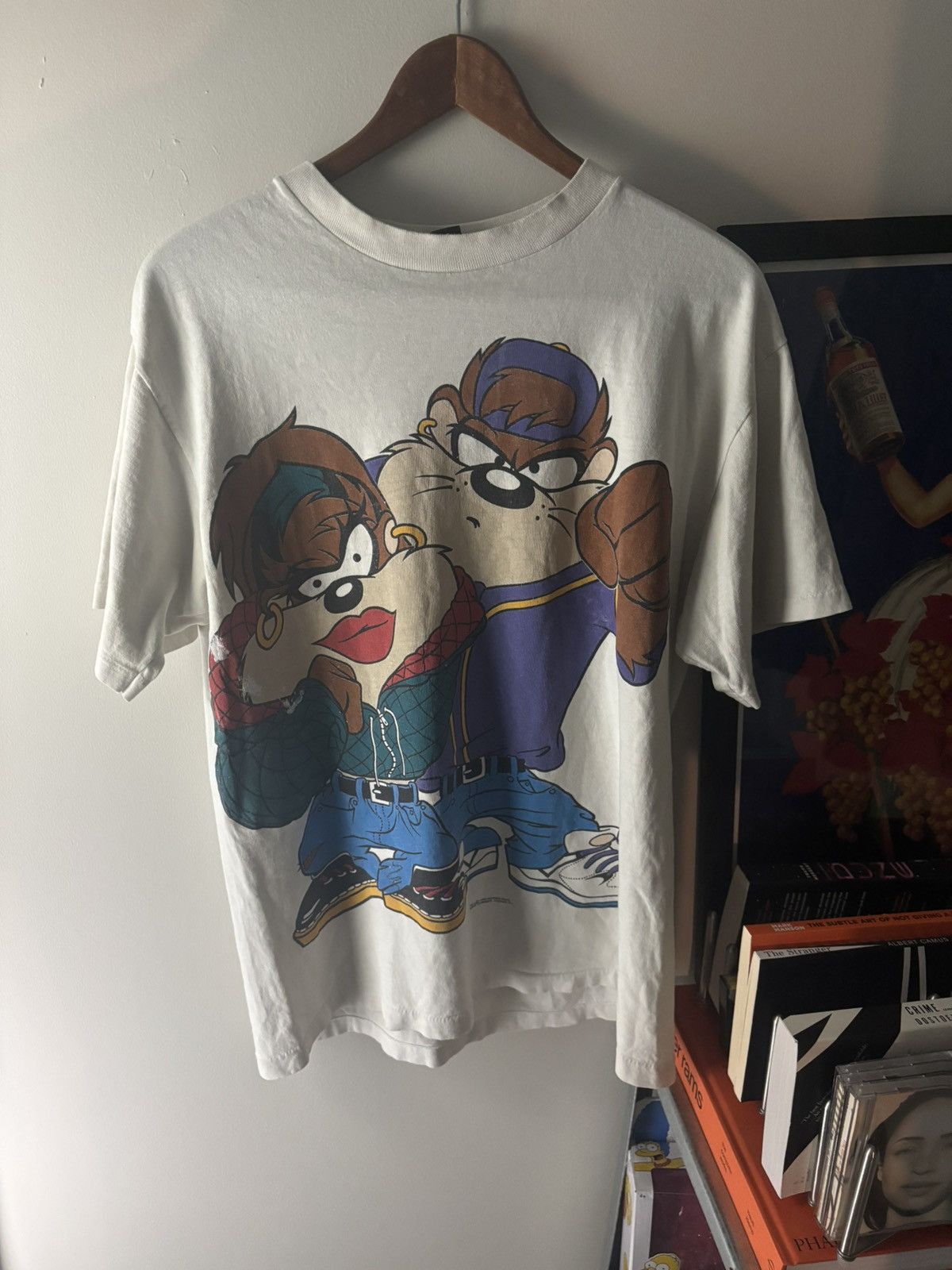 Vintage vintage 1993 double sided taz rap tee Size US L / EU 52-54 / 3 - 1 Thumbnail
