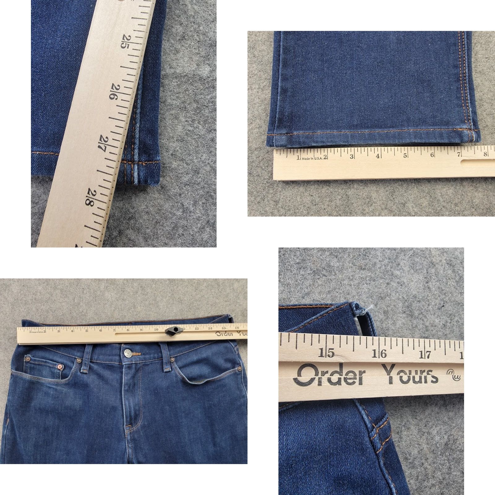 Mott & Bow Mott & Bow Jeans Mens 31x30 Blue Straight Leg Stretch Denim 5-Pocket Inseam 28in Pre-Owned Size US 31 - 9 Thumbnail
