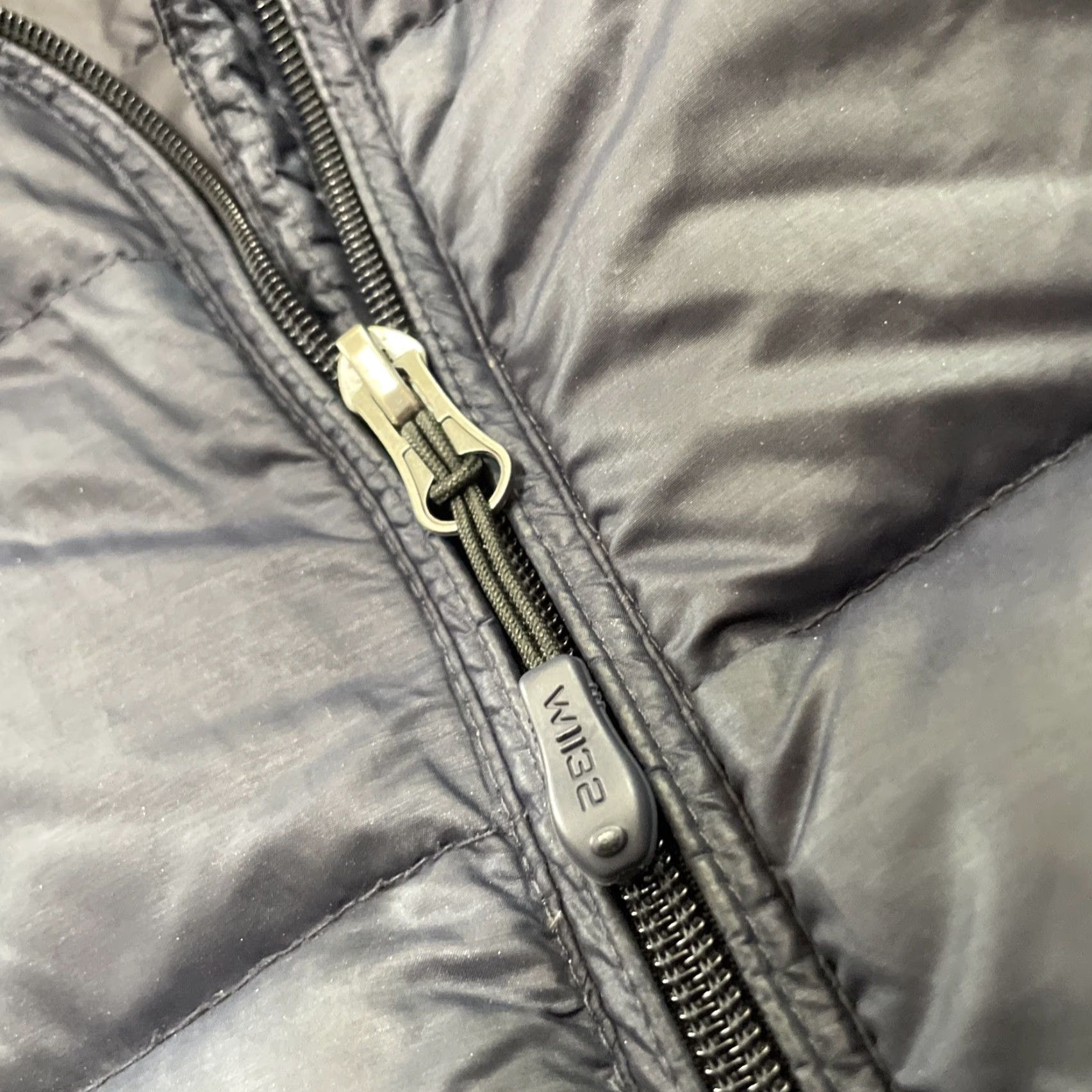 Vintage 32 Degrees UL Down Puffer Jacket Women M Zip Hood Quilt Packable Hike Coat Blue Jacket Size M / US 6-8 / IT 42-44 - 4 Thumbnail