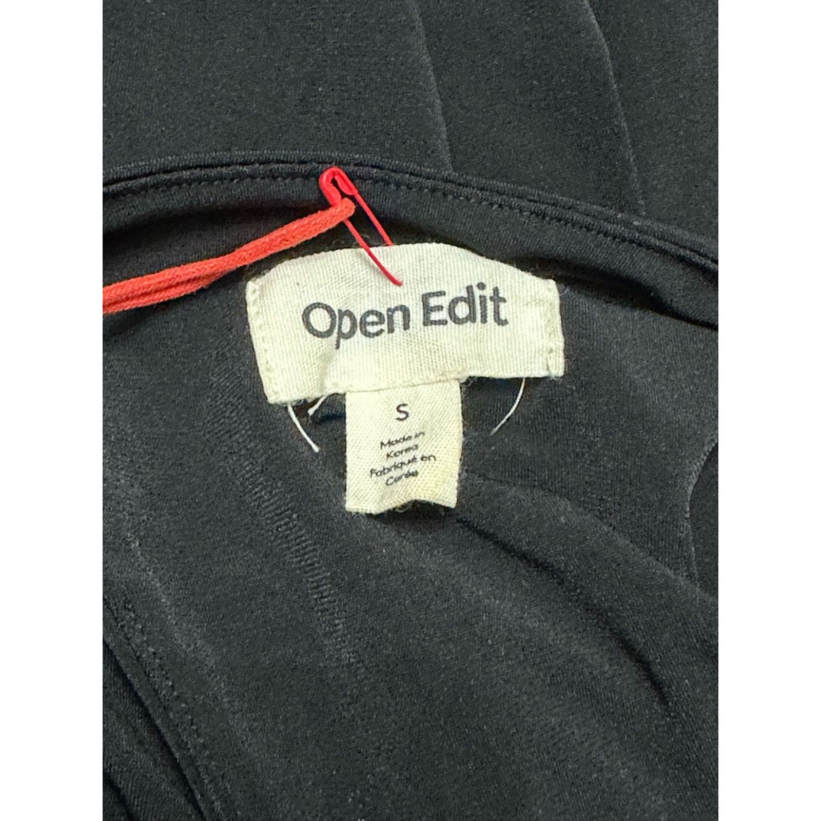 Other Open Edit Pullover Sheath Dress Sleeveless Black Small NWOT Size S / US 4 / IT 40 - 7 Thumbnail
