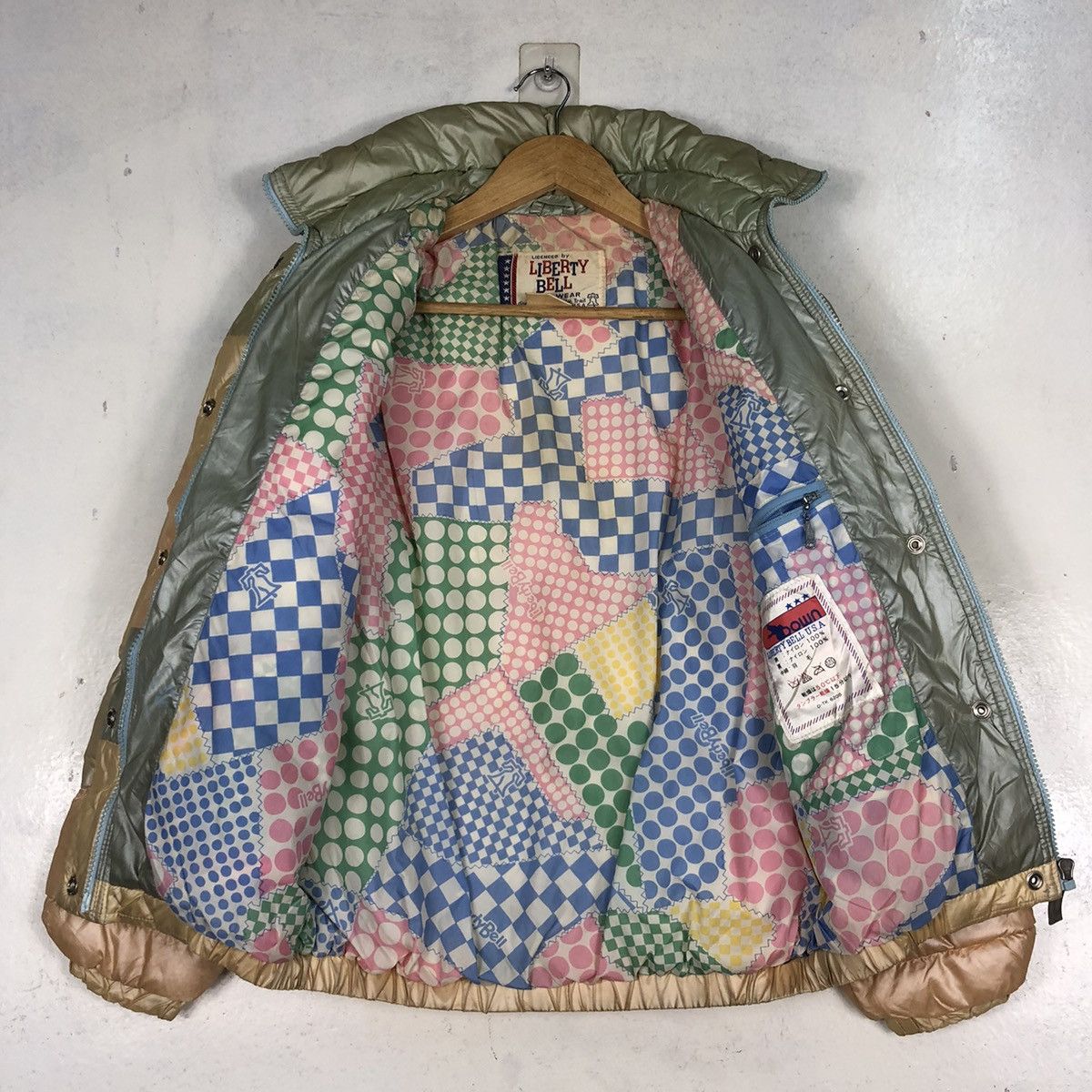 Japanese Brand × Liberty × Vintage 💛SEND OFFER💛VINTAGE LIBERTY BELL PUFFER DOWN JACKET Size M / US 6-8 / IT 42-44 - 11 Thumbnail