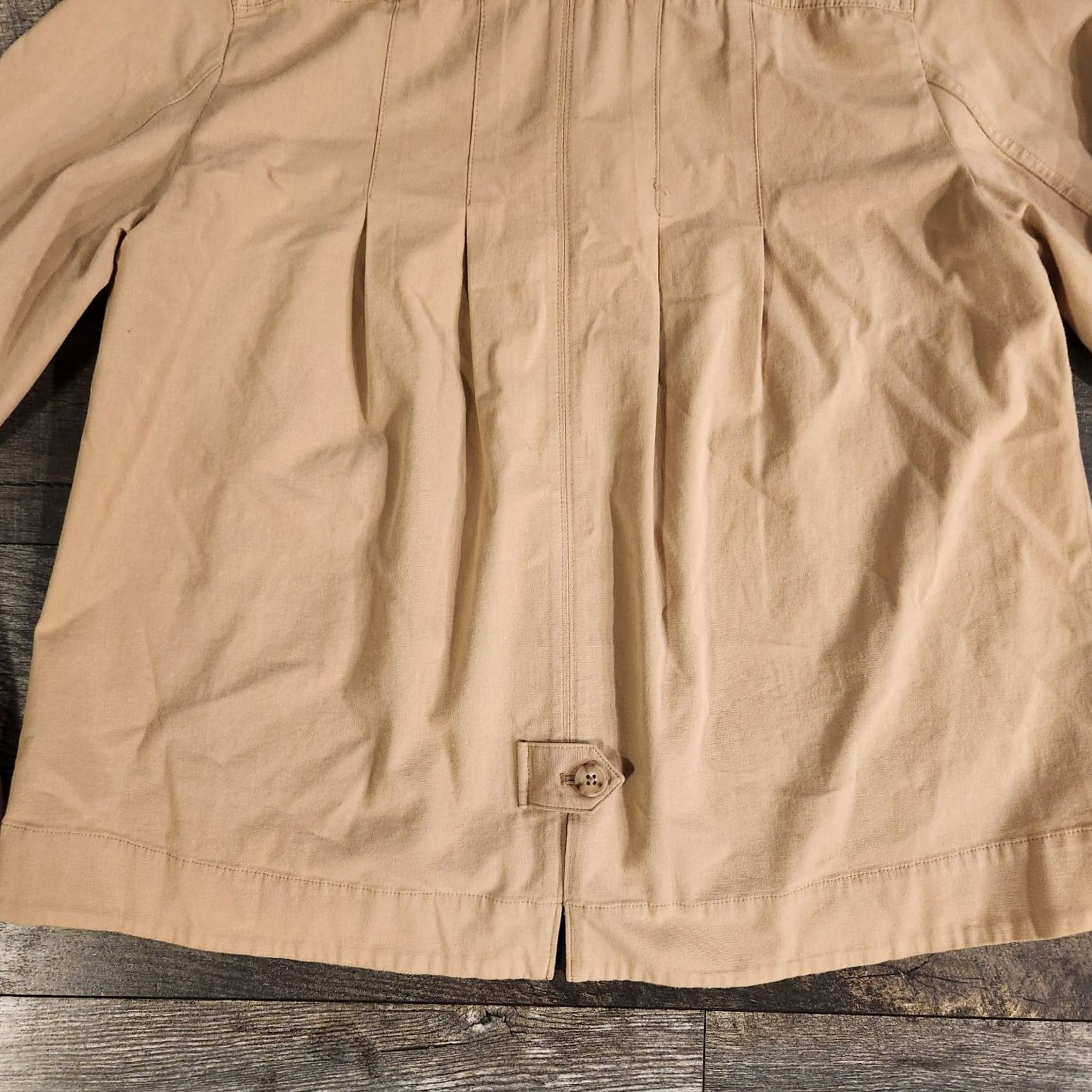 J. Jill J. Jill Jacket Womens Medium Tan Button Up Casual Mid Weight Jacket Coat Fall Size M / US 6-8 / IT 42-44 - 7 Thumbnail