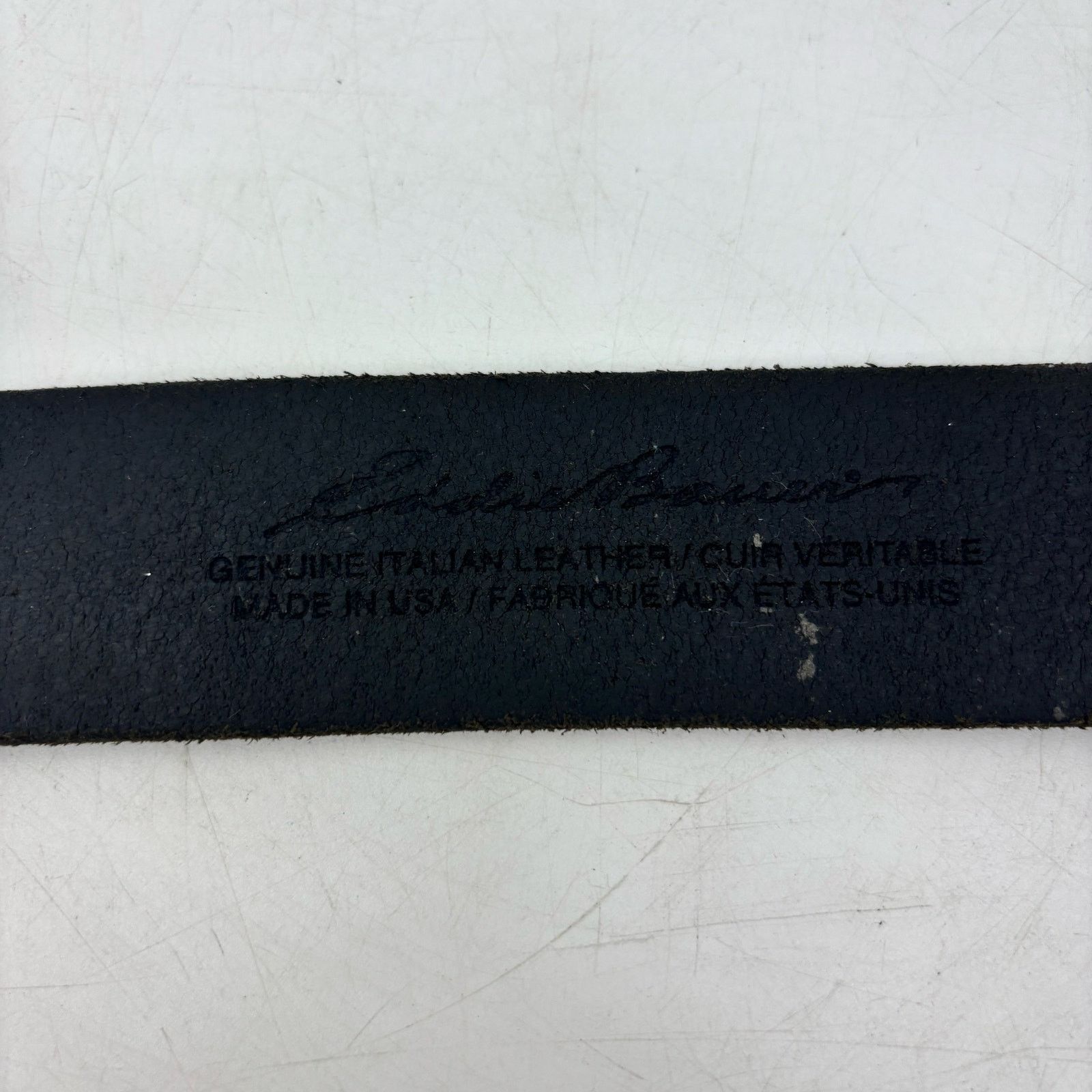 Eddie Bauer Eddie Bauer Mens Belt Size 40 USA Black Genuine Leather Size 40 - 4 Thumbnail