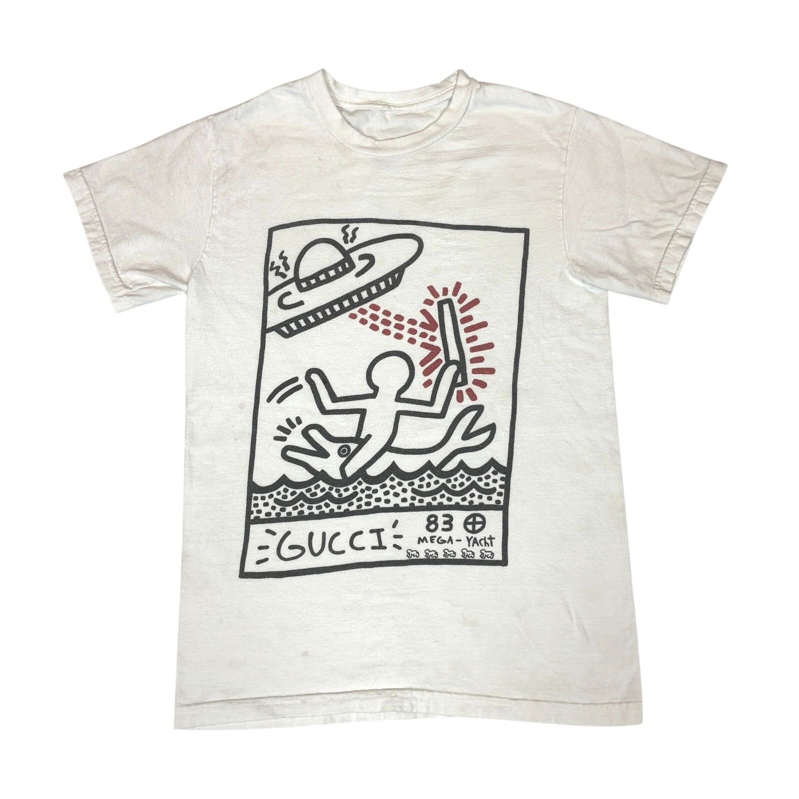 Mega Yacht Mega Yacht Gucci Keith Haring Galerie Watari Shirt Men's S Size US S / EU 44-46 / 1 - 1 Thumbnail