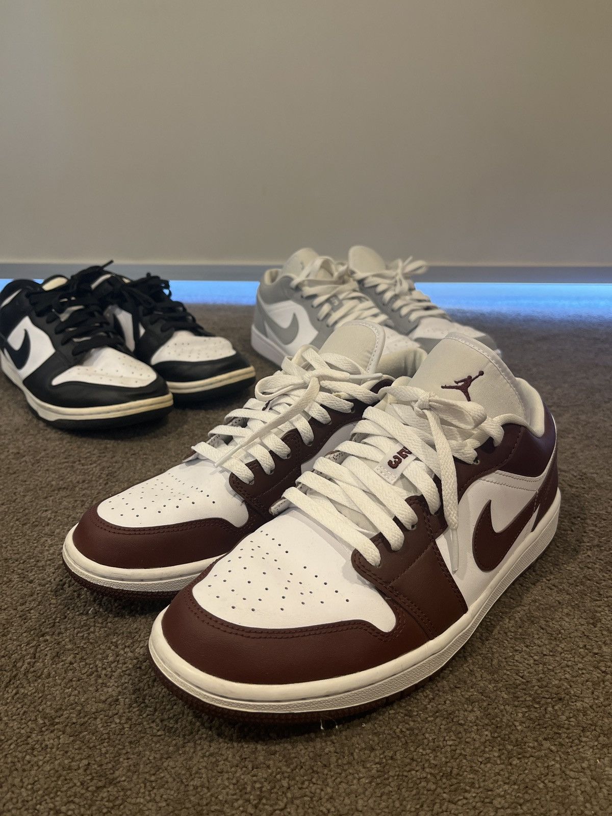 Nike Jordan brown low top Size US 10 / EU 43 - 1 Thumbnail