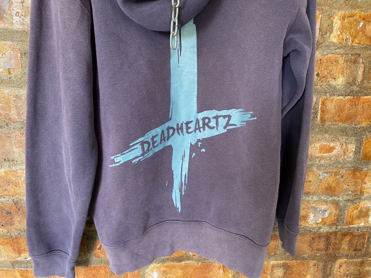 Japanese Brand Deadheartz japan punk cross sun faded hoodie Size US L / EU 52-54 / 3 - 9 Thumbnail
