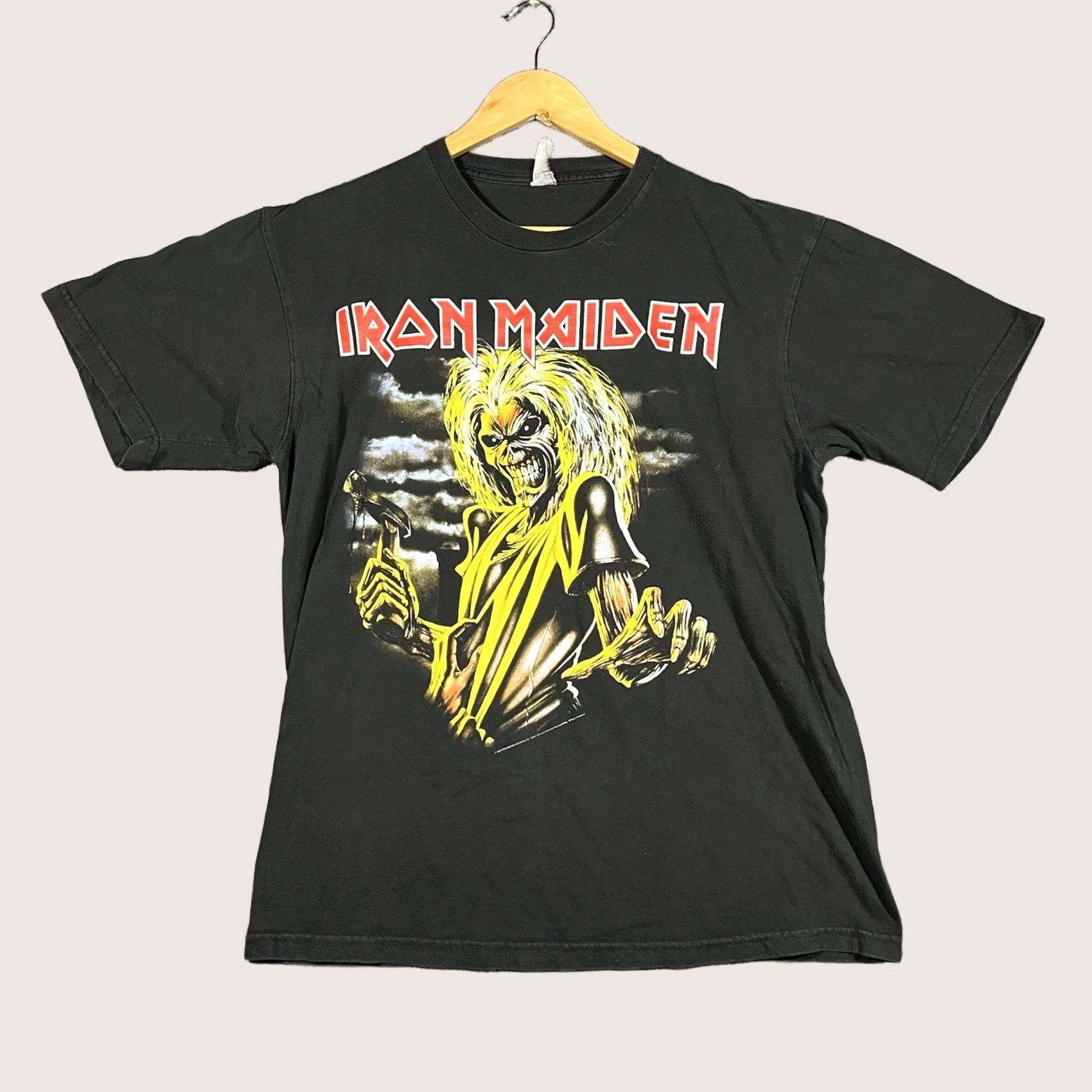 Vintage VINTAGE Iron Maiden Killers T-shirt Mens L Black 100% Cotton Graphic Tee Eddie Shirt Size US L / EU 52-54 / 3 - 1 Thumbnail