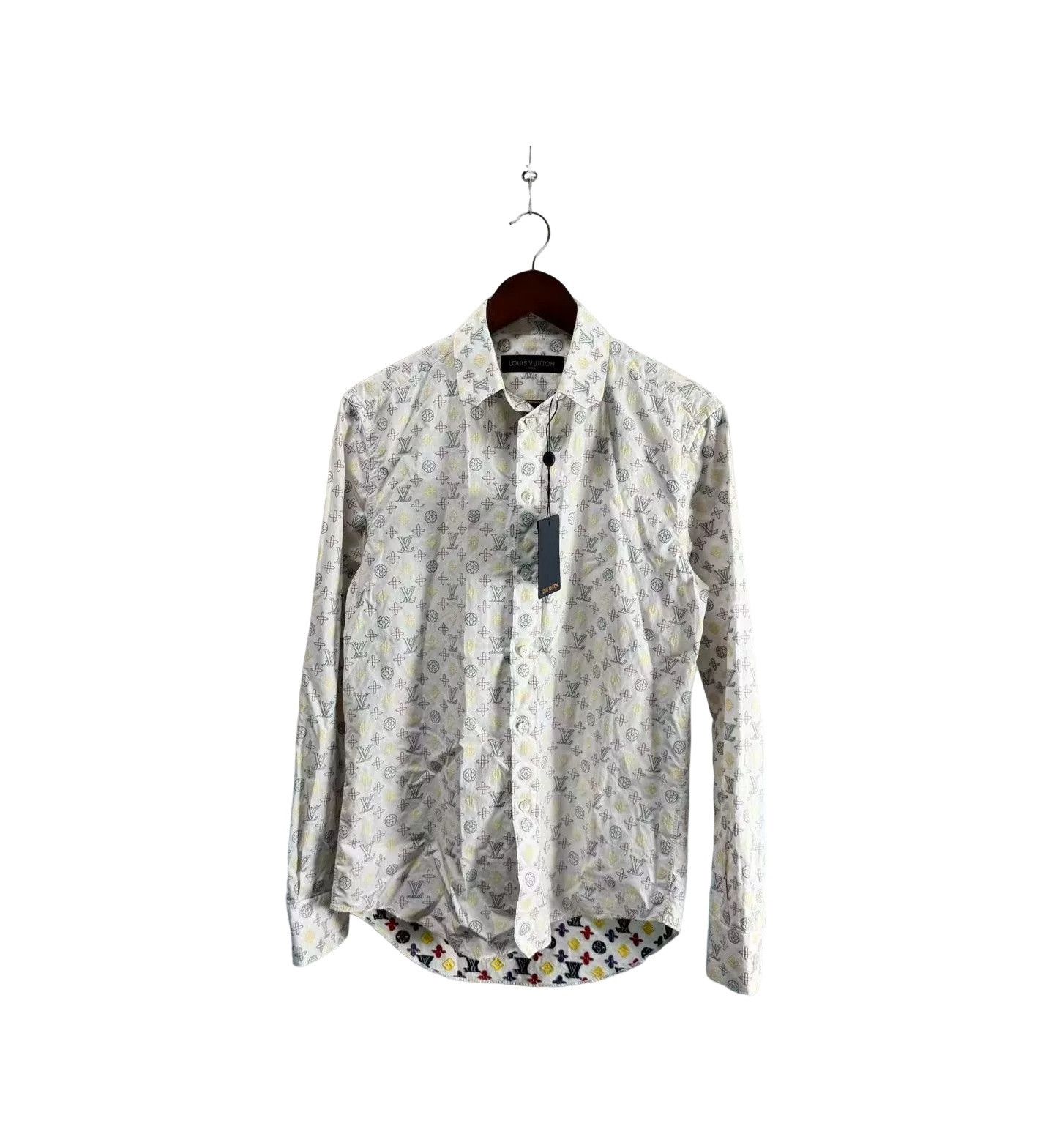 Louis Vuitton Louis Vuitton Monogram Embroidery Shirt XS Size US XS / EU 42 / 0 - 1 Thumbnail