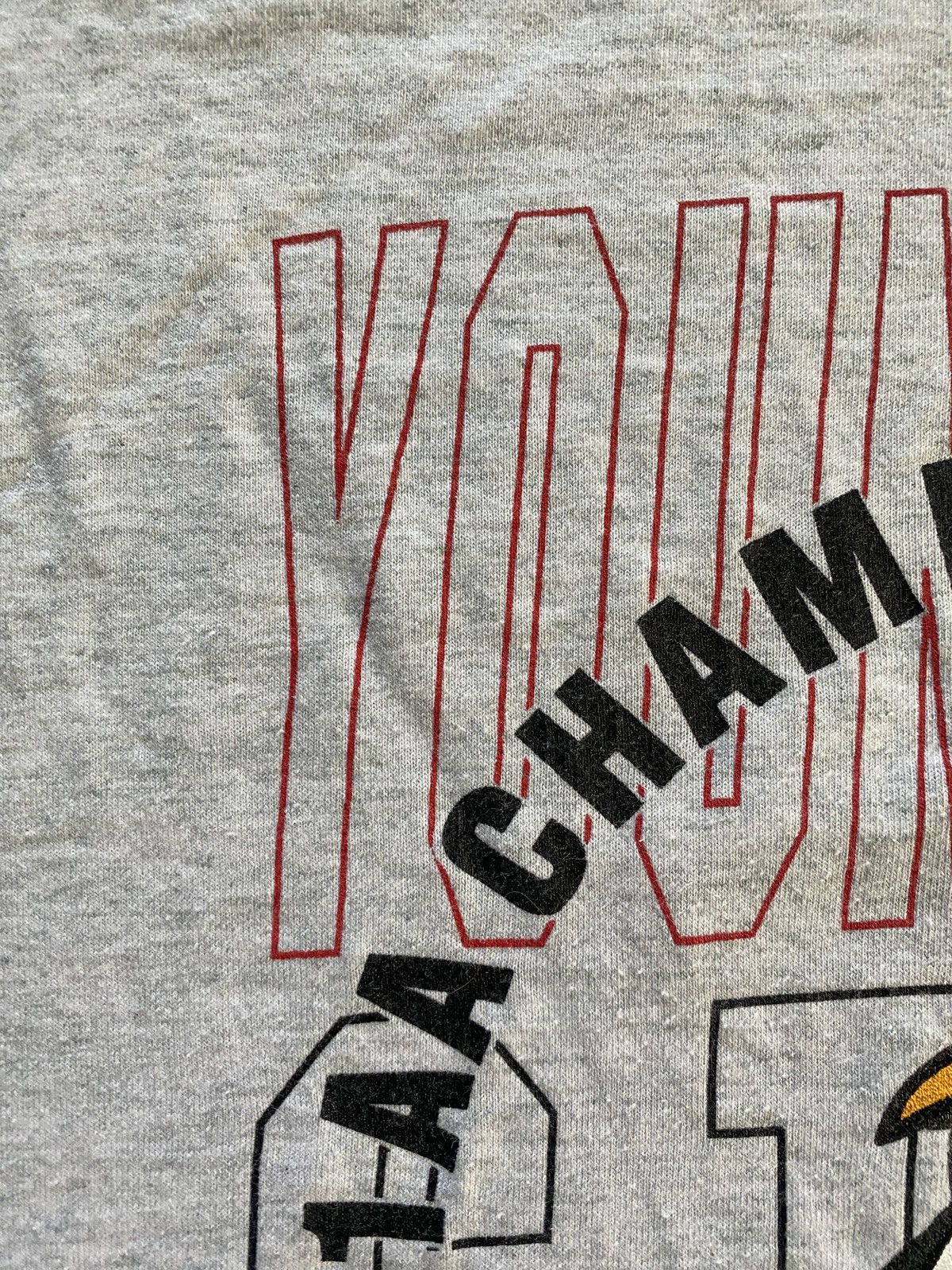 NCAA Vintage ‘93 90s Youngstown Football Champs Single Stitch Tee Size US XL / EU 56 / 4 - 3 Thumbnail