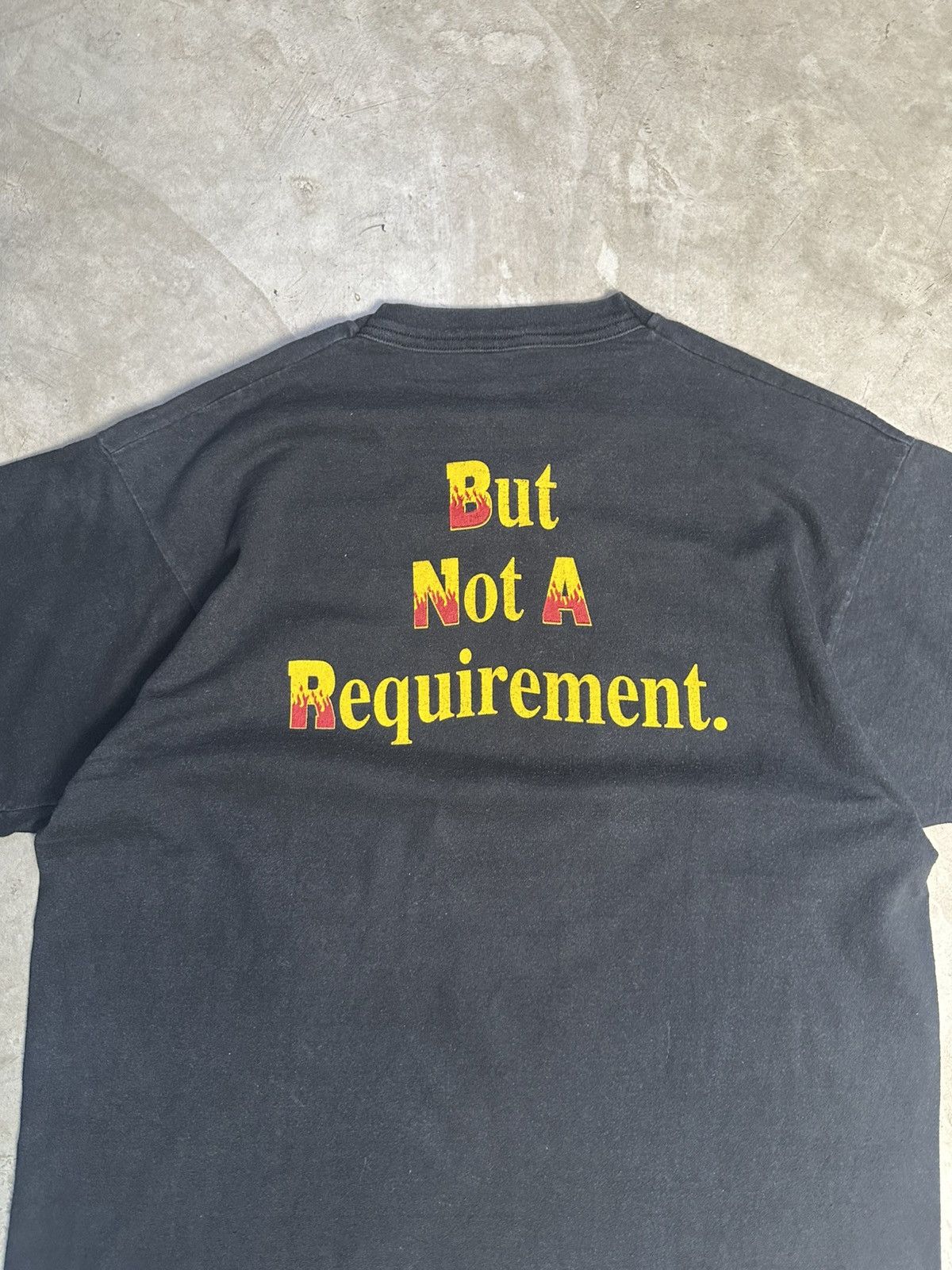 Fruit Of The Loom × Vintage Vintage "Sin Is A Reality" Graphic T-Shirt Size US XL / EU 56 / 4 - 4 Thumbnail