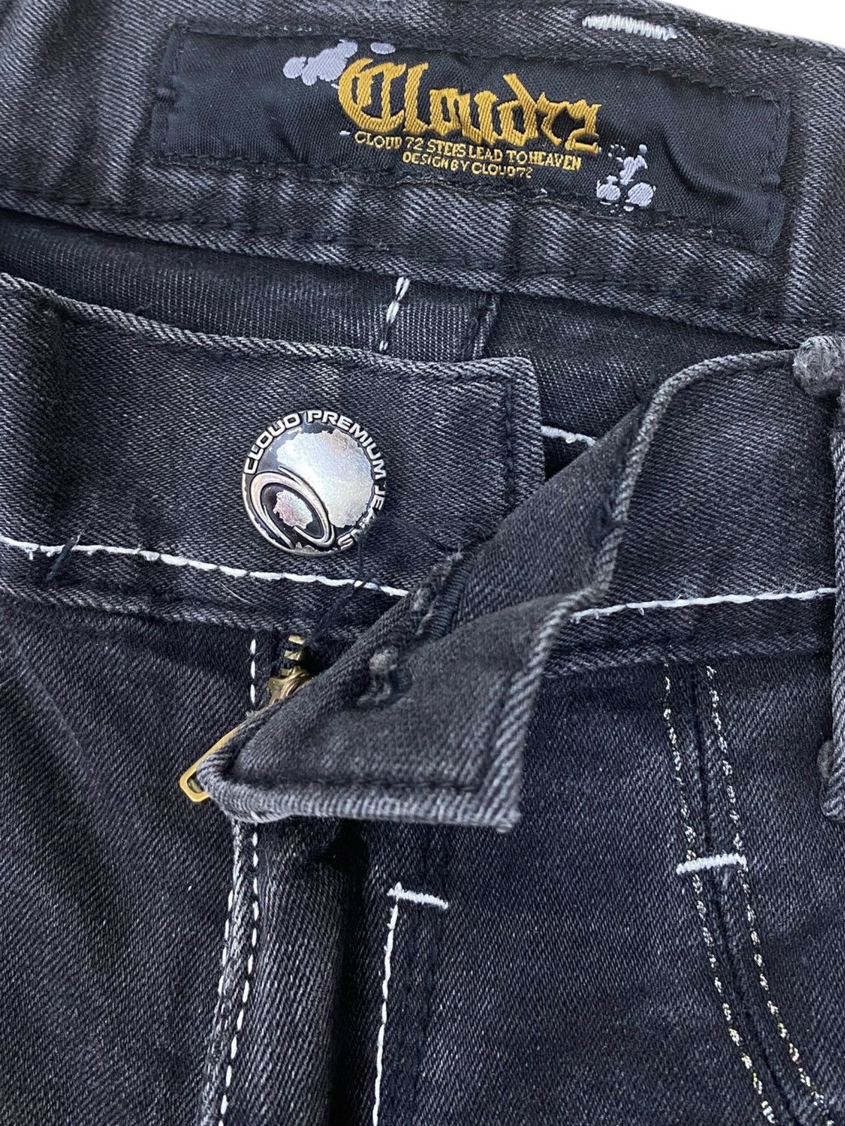 Japanese Brand Japanese Brand Dark Faded Wash Style Straight Cut Jeans Size US 32 / EU 48 - 10 Thumbnail