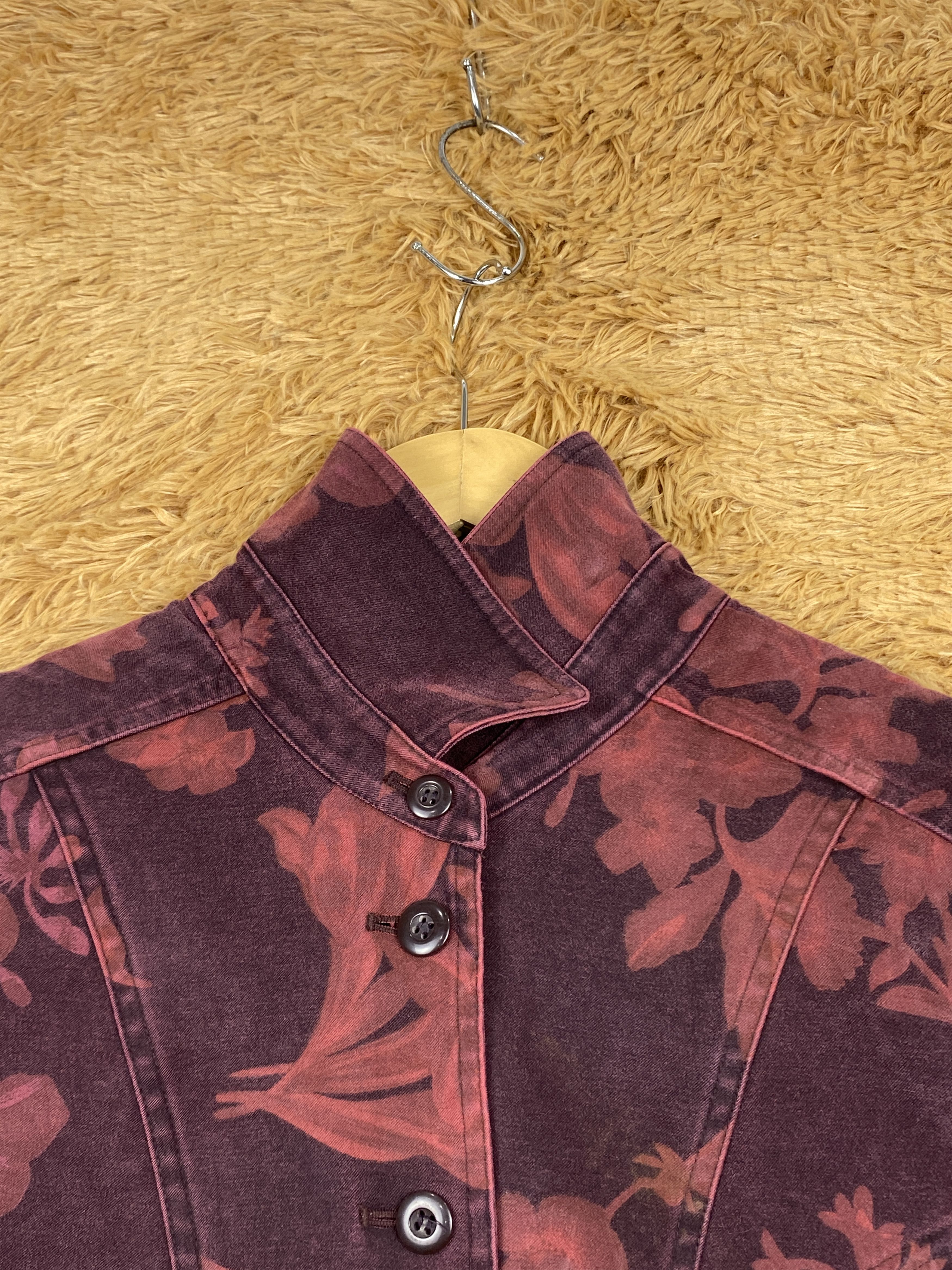 Japanese Brand Vintage Japanese Brand Floral Jacket J1749 Size US L / EU 52-54 / 3 - 3 Thumbnail