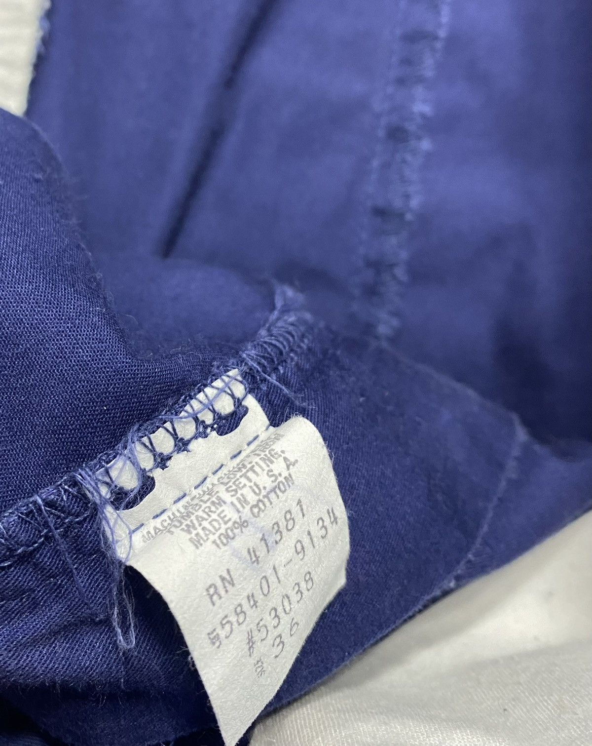 Polo Ralph Lauren 80’s Vintage Polo Ralph Lauren Navy Chino Shorts Size US 36 / EU 52 - 3 Thumbnail