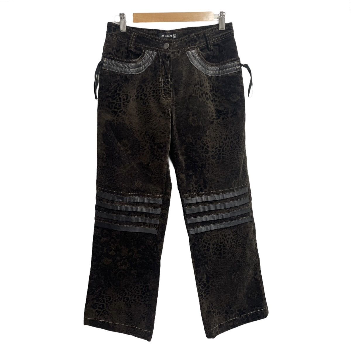 image of Vintage Leopard Cheetah Print Pants, Men's (Size 30)