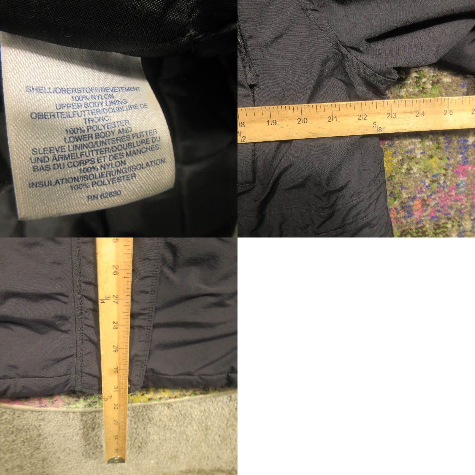 Lands' End VINTAGE Lands' End Squall Jacket Womens XL 18 Black Breathable Waterproof Removable Hood Size XXL / US 16-18 / IT 52-54 - 9 Thumbnail
