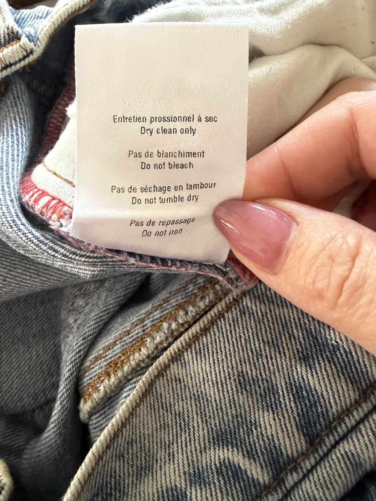 Y/Project Y/Project Unisex Blue Crystal Studded Tall Jeans — Size 30 Size US 30 / EU 46 - 7 Thumbnail