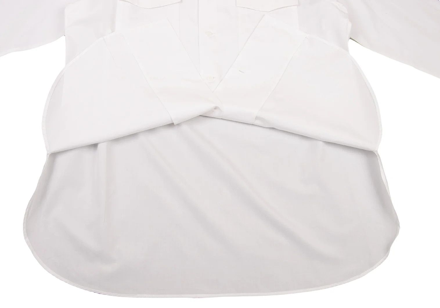 Yohji Yamamoto Yohji Yamamoto Costume D'Homme Open Collar Shirt White Size US S / EU 44-46 / 1 - 11 Thumbnail