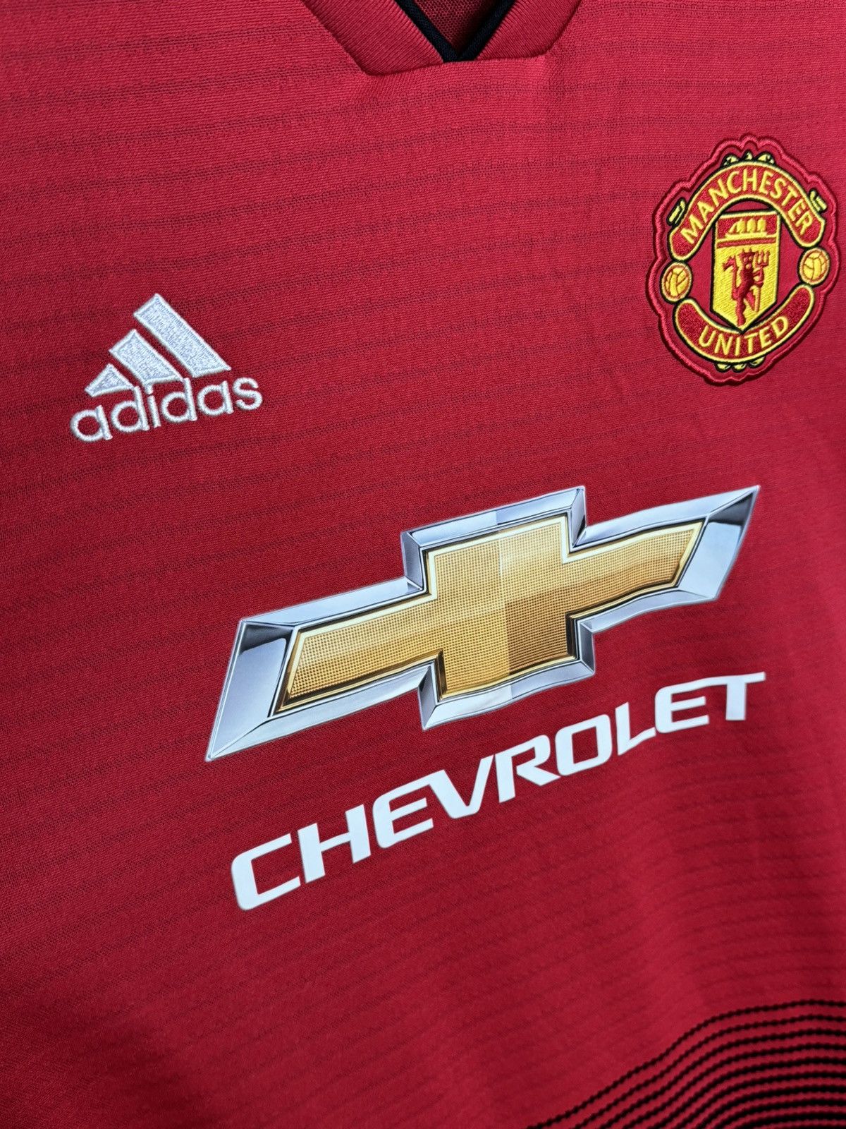 Adidas Manchester United 18/19 Home Football Jersey T-Shirt Size US L / EU 52-54 / 3 - 3 Thumbnail