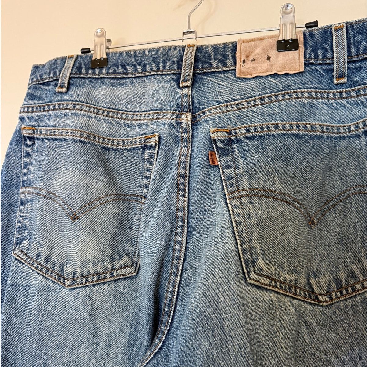 Levi's Vintage 90s Levi's 505 Orange Tab Relaxed Fit Jeans Size US 38 / EU 54 - 2 Thumbnail