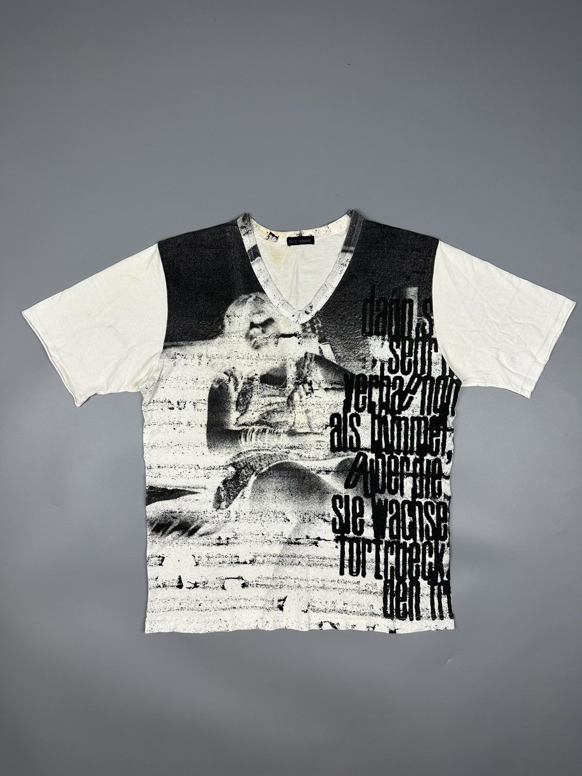 Issey Miyake × Tete Homme Vintage Tete Homme Issey Miyake Sexy Women Graphic Tees Size US M / EU 48-50 / 2 - 1 Thumbnail