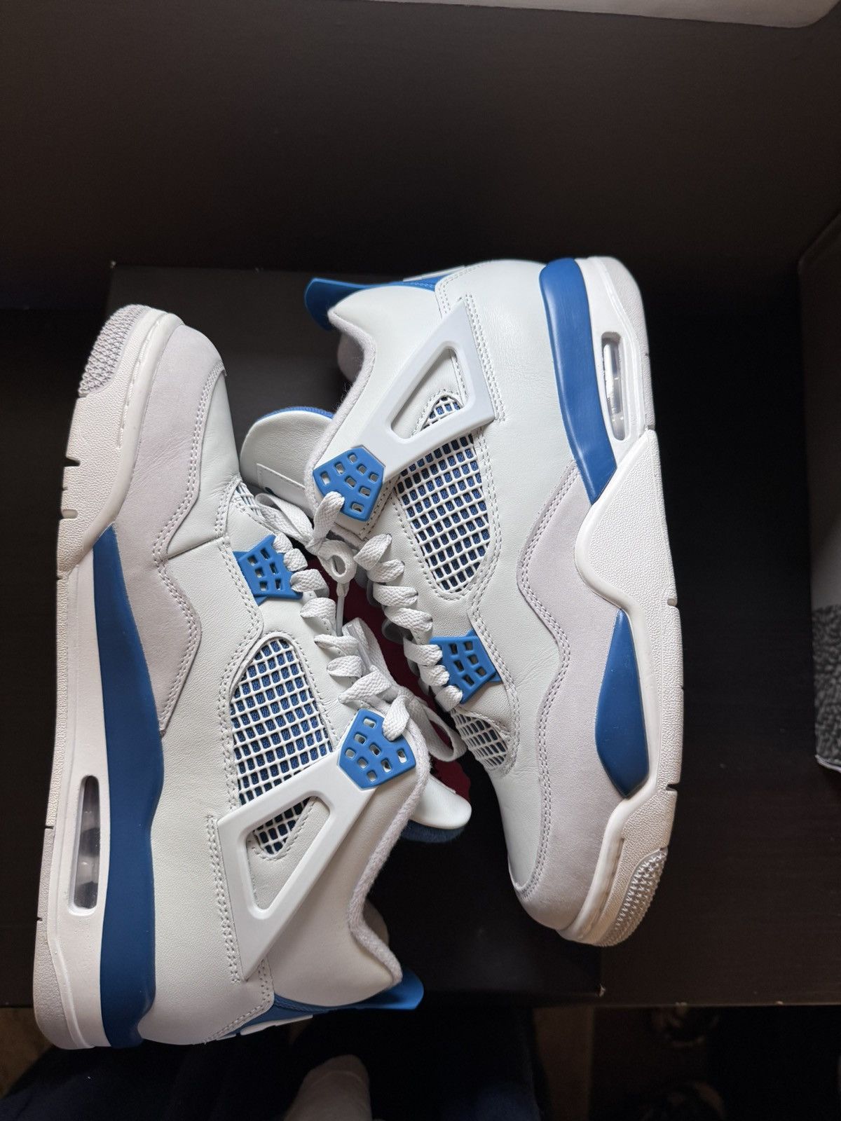 Jordan Brand × Nike Jordan 4 Military Blue Size US 10.5 / EU 43-44 - 1 Thumbnail