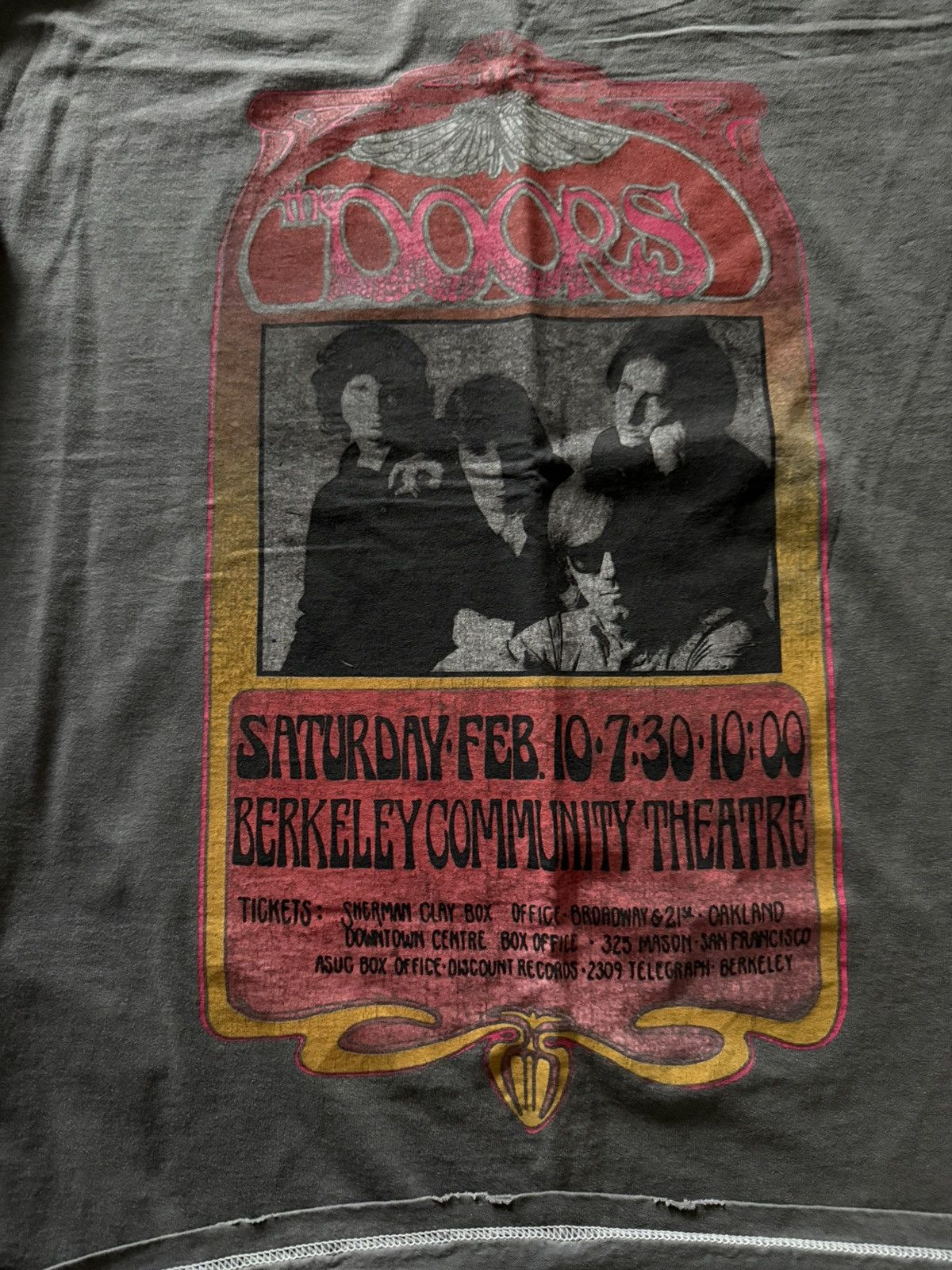 Urban Outfitters Vintage Doors tour merch tee Size US XL / EU 56 / 4 - 6 Thumbnail