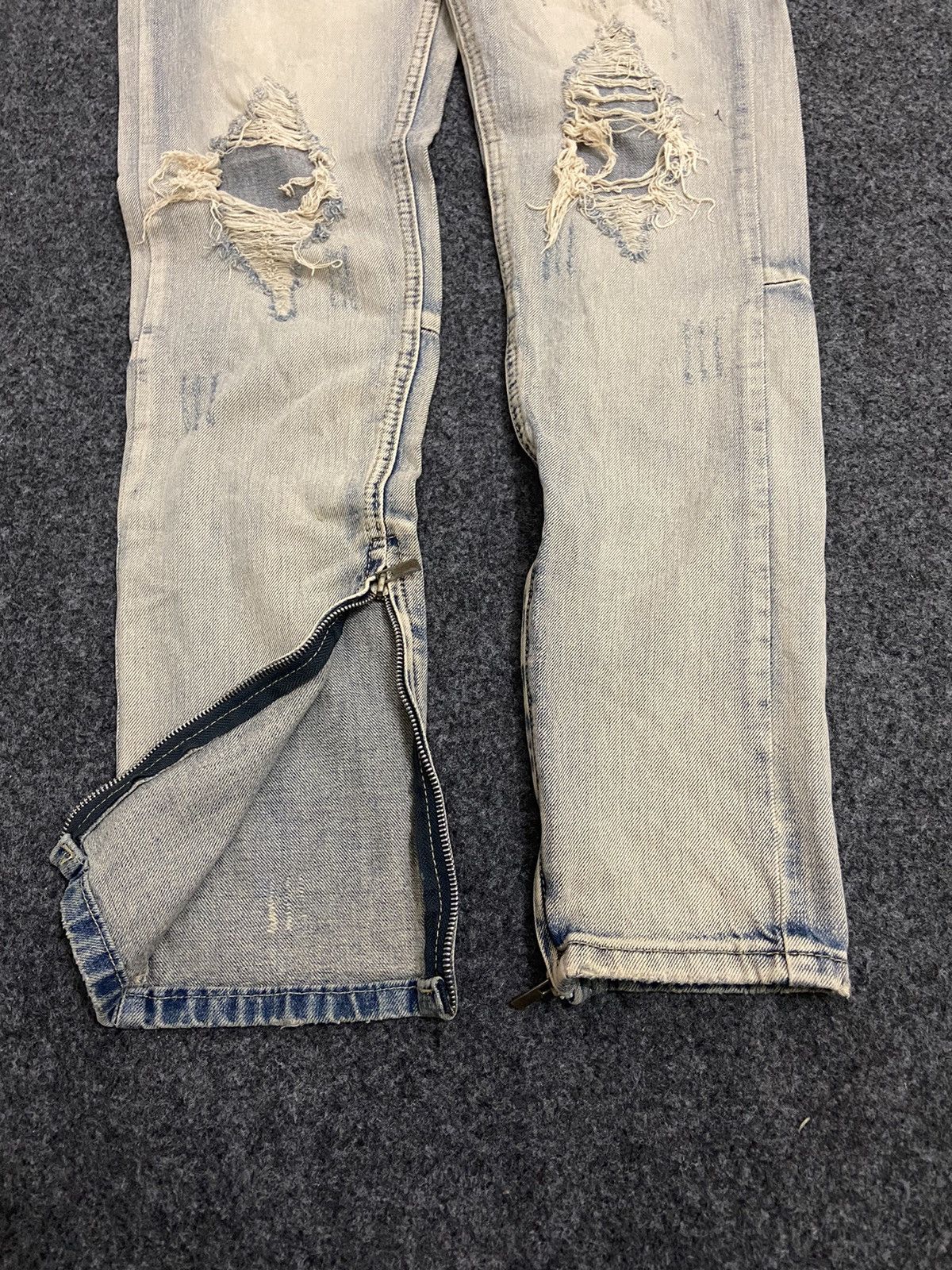 Hysteric Glamour × If Six Was Nine × Le Grande Bleu (L.G.B.) Black of exit denim pants desetresed rider Size US 27 - 6 Thumbnail